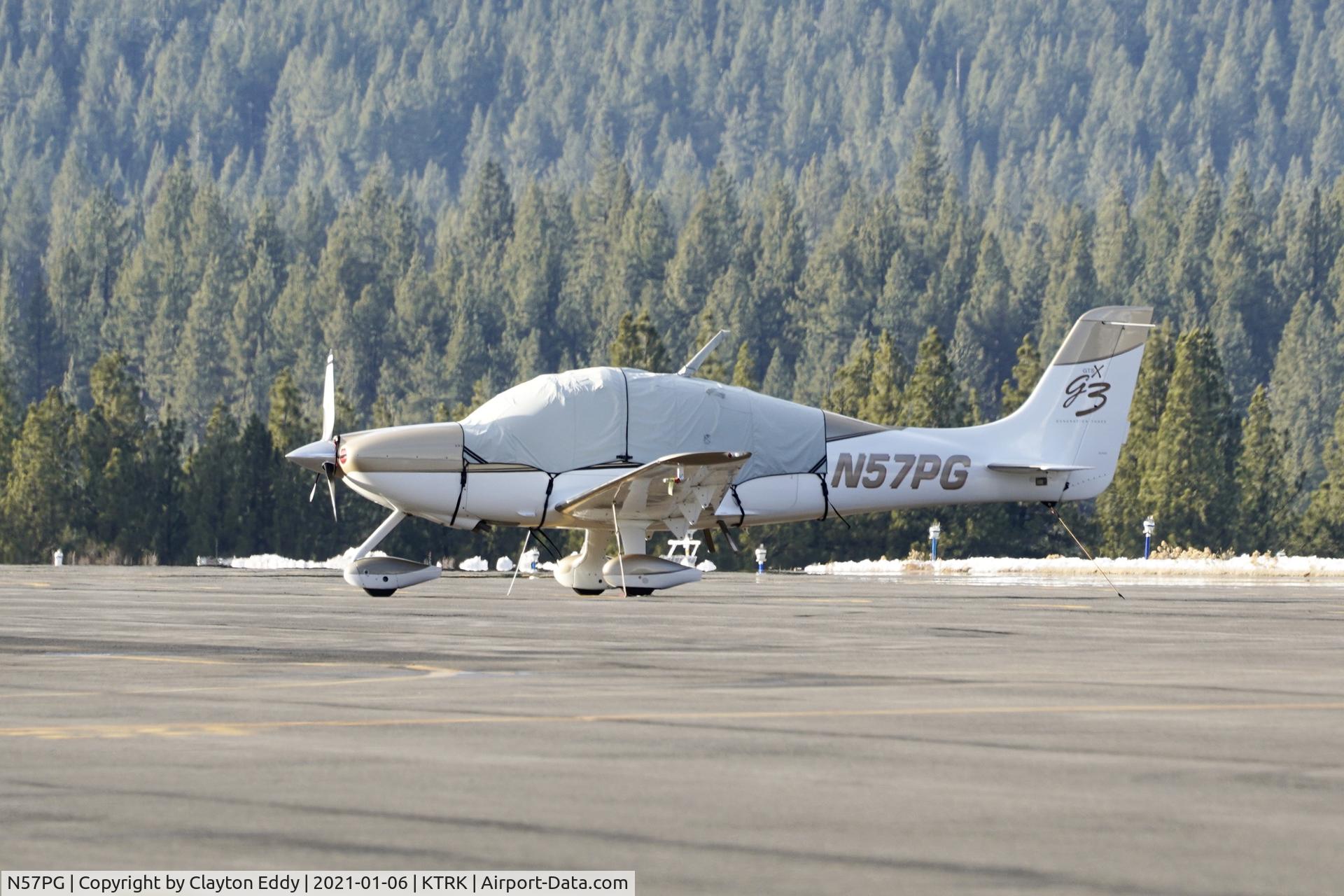 N57PG, 2007 Cirrus SR22X G3 C/N 2674, Truckee Airport California 2021.