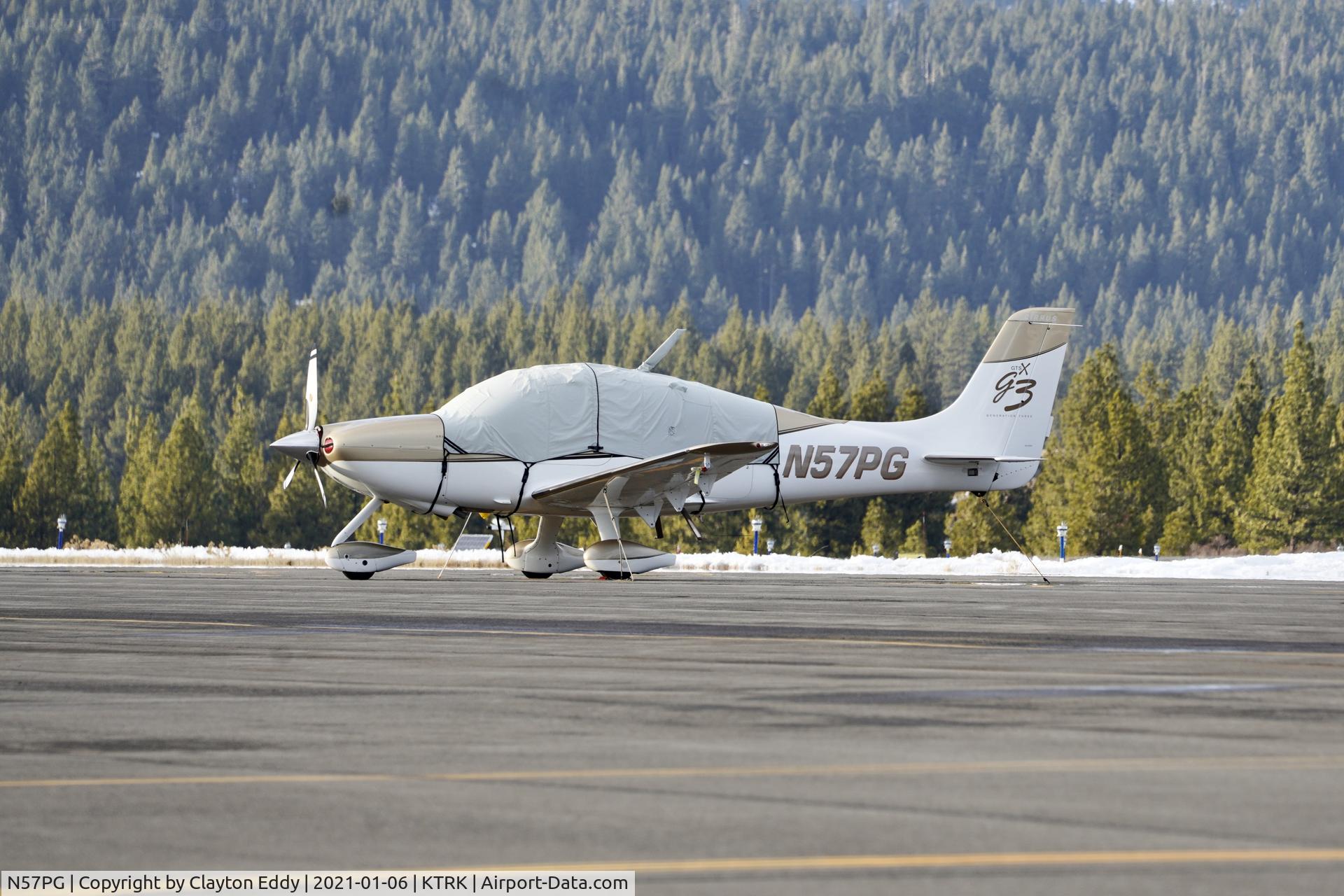 N57PG, 2007 Cirrus SR22X G3 C/N 2674, Truckee airport California 2021.