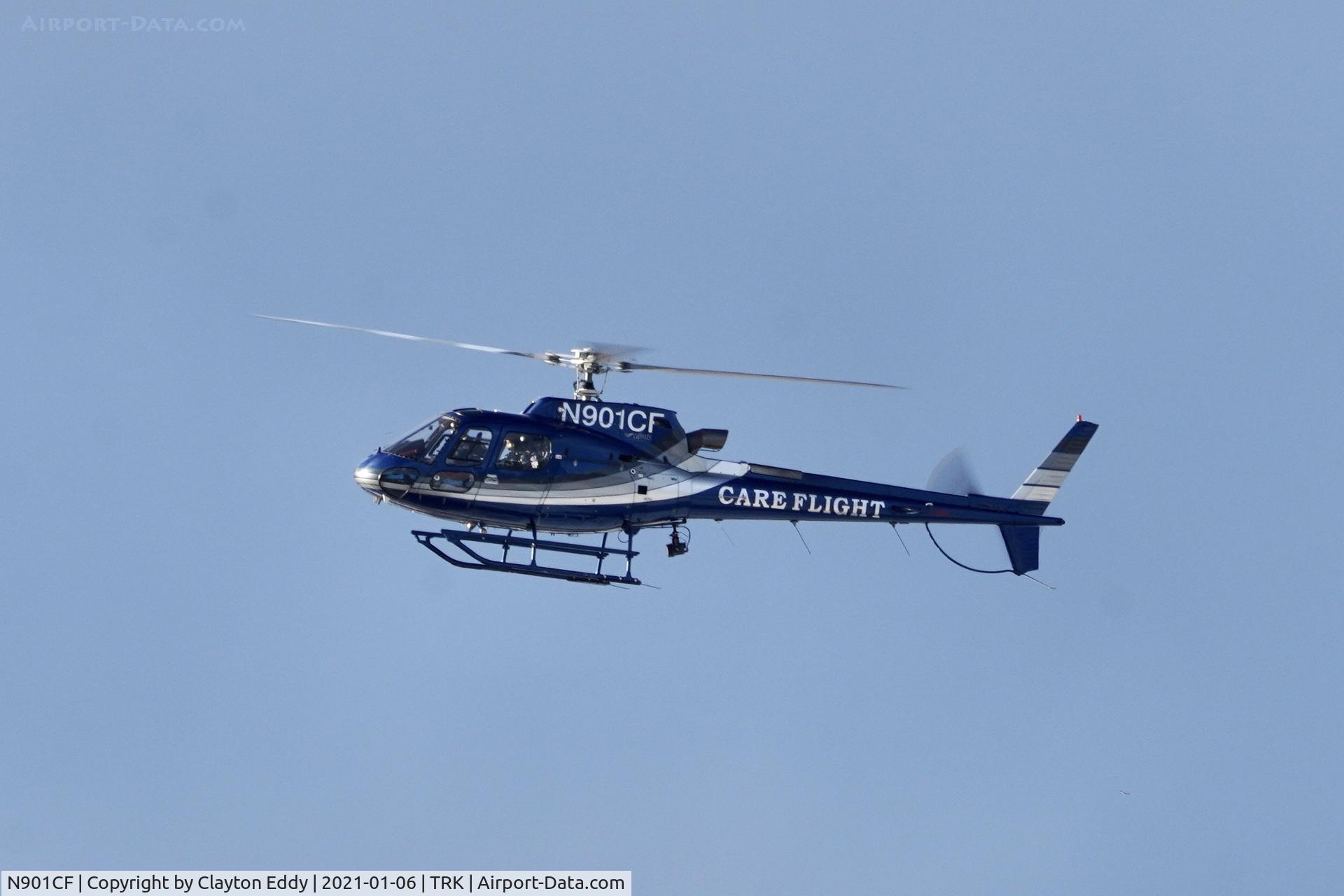 N901CF, 2006 Eurocopter AS-350B-3 Ecureuil Ecureuil C/N 4160, Truckee Airport California 2021.