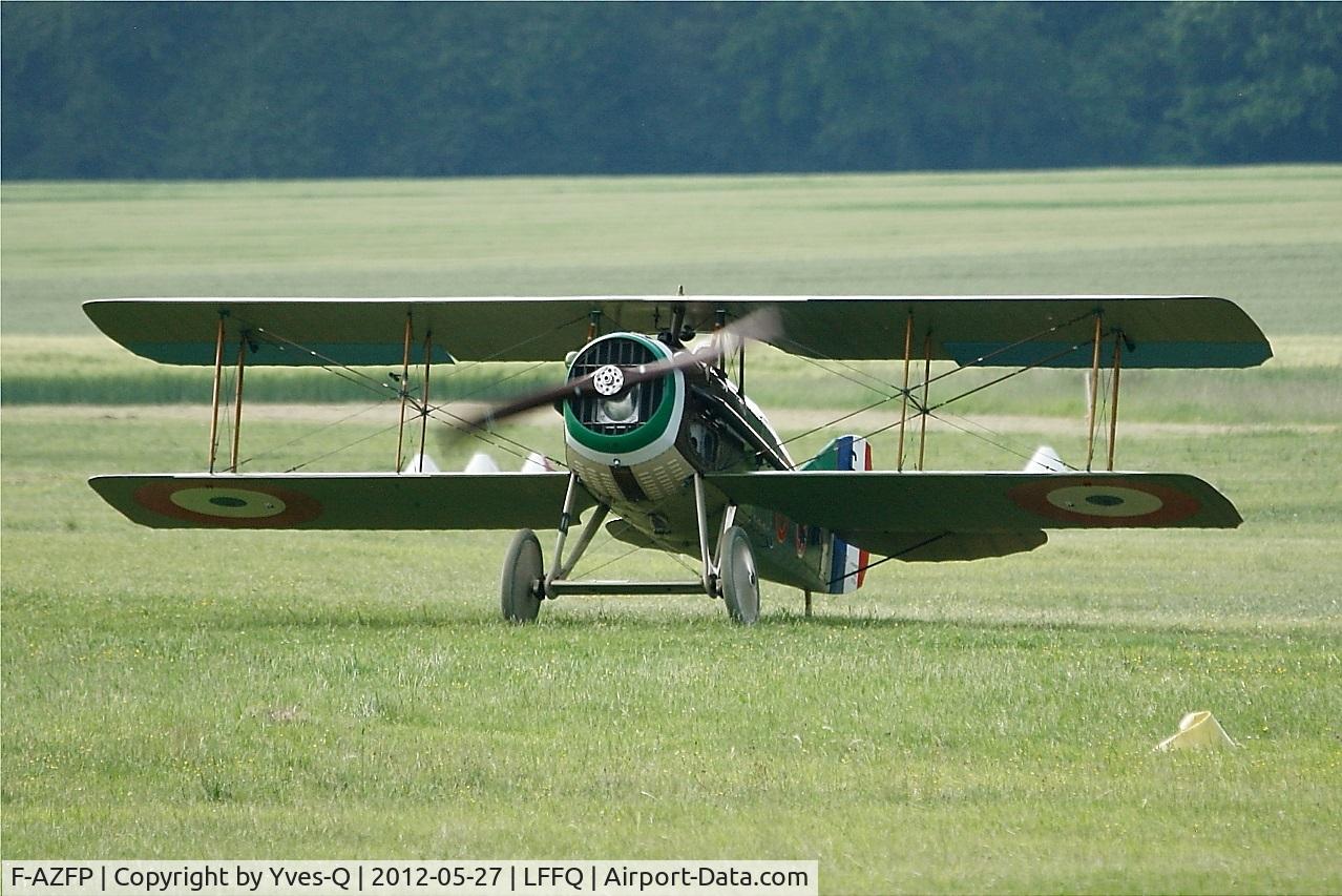 F-AZFP, SPAD S-XIII C1 C/N 4377, Spad XIII C1, Taxiing , La Ferté-Alais Airfield (LFFQ) Air Show 2012