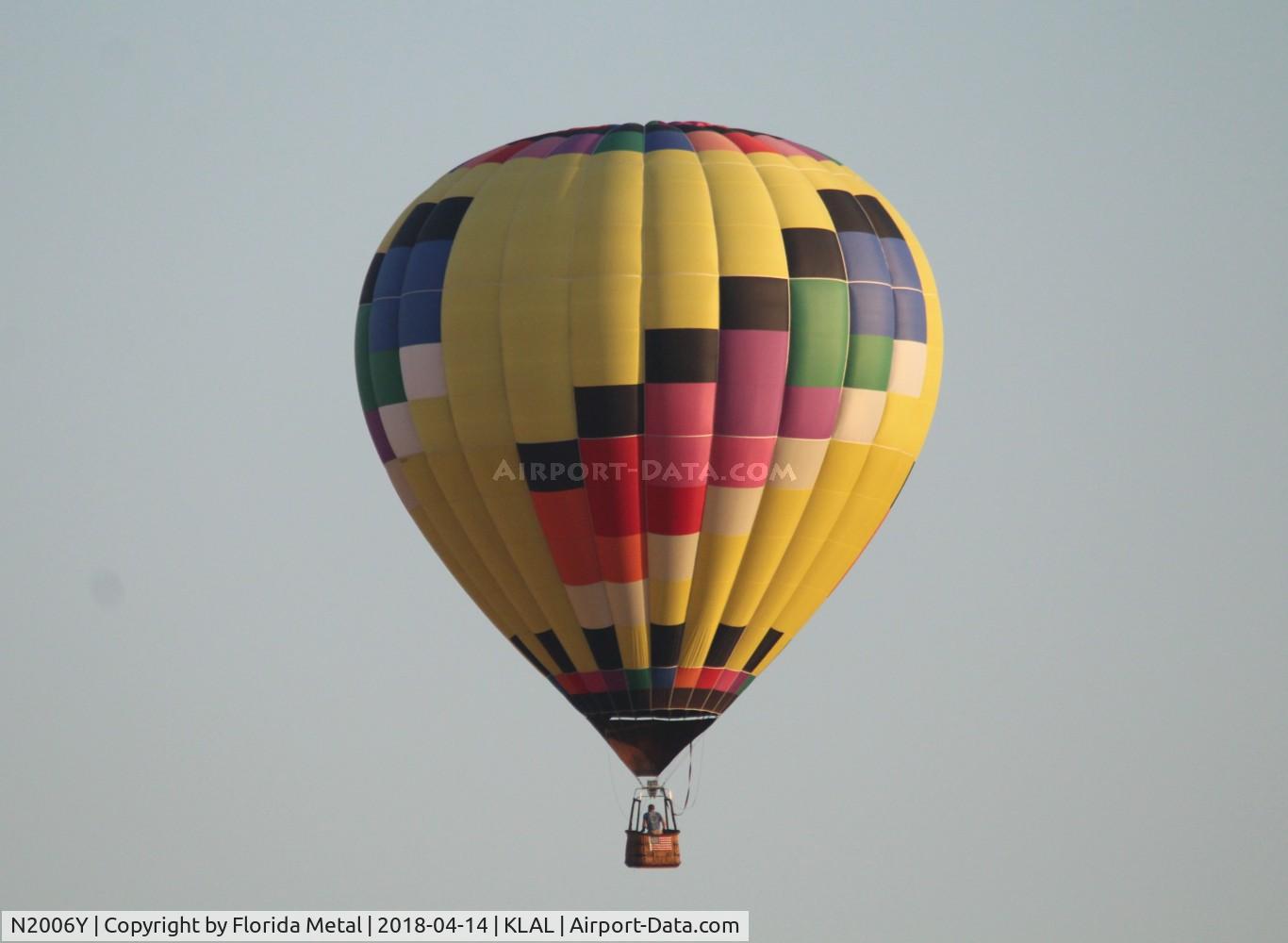 N2006Y, 2000 National Ballooning Ltd 858 C/N 134, SNF LAL 2018