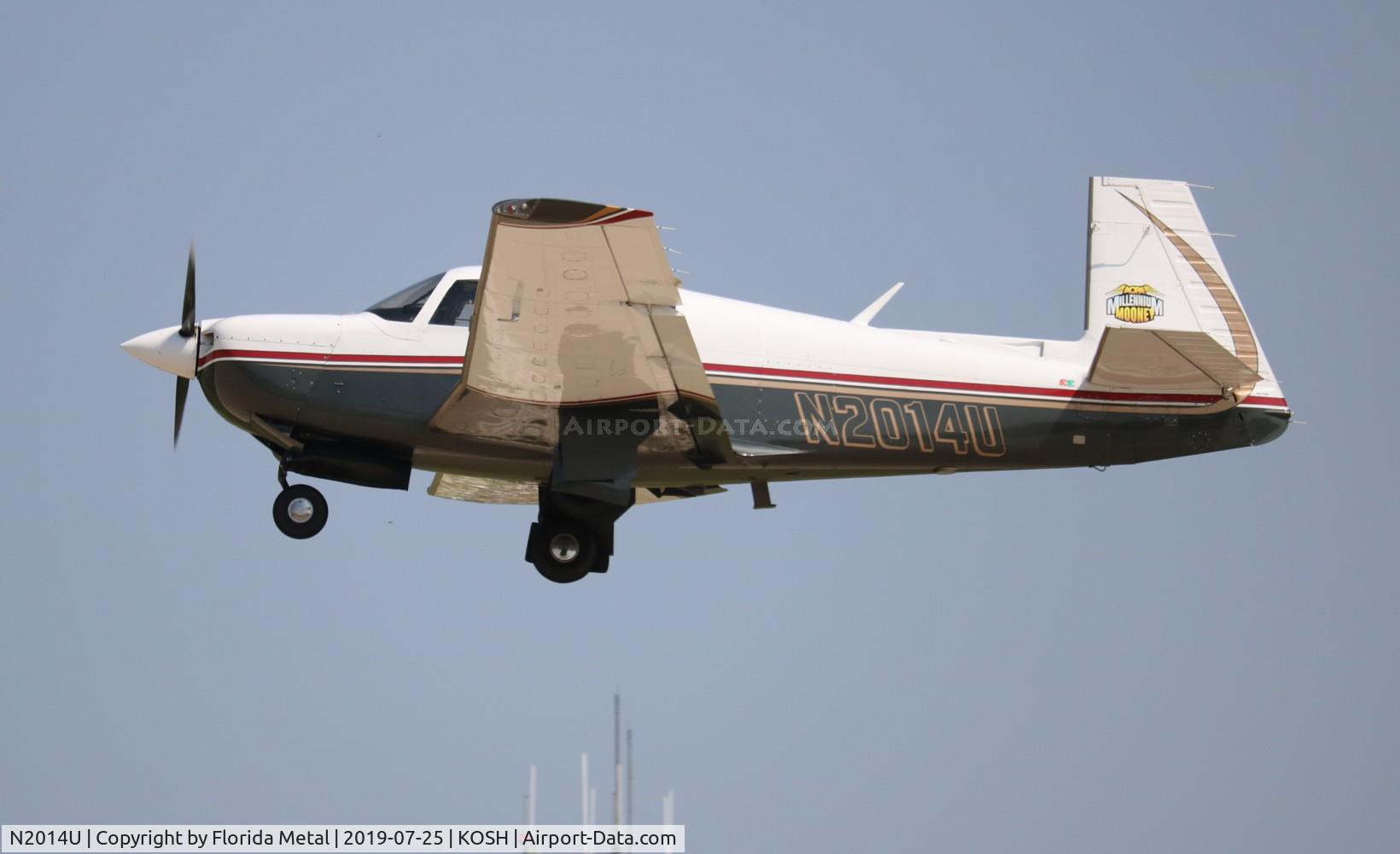 N2014U, Mooney M20J 201 C/N 24-1590, EAA OSH 2019