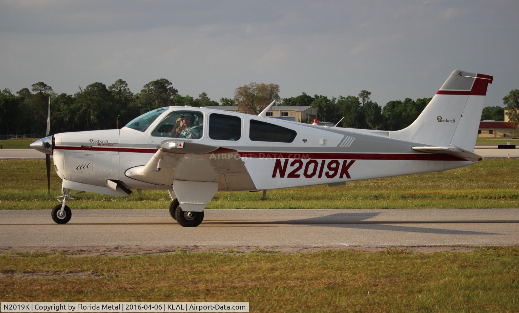 N2019K, 1978 Beech F33A Bonanza C/N CE-796, SNF LAL 2016