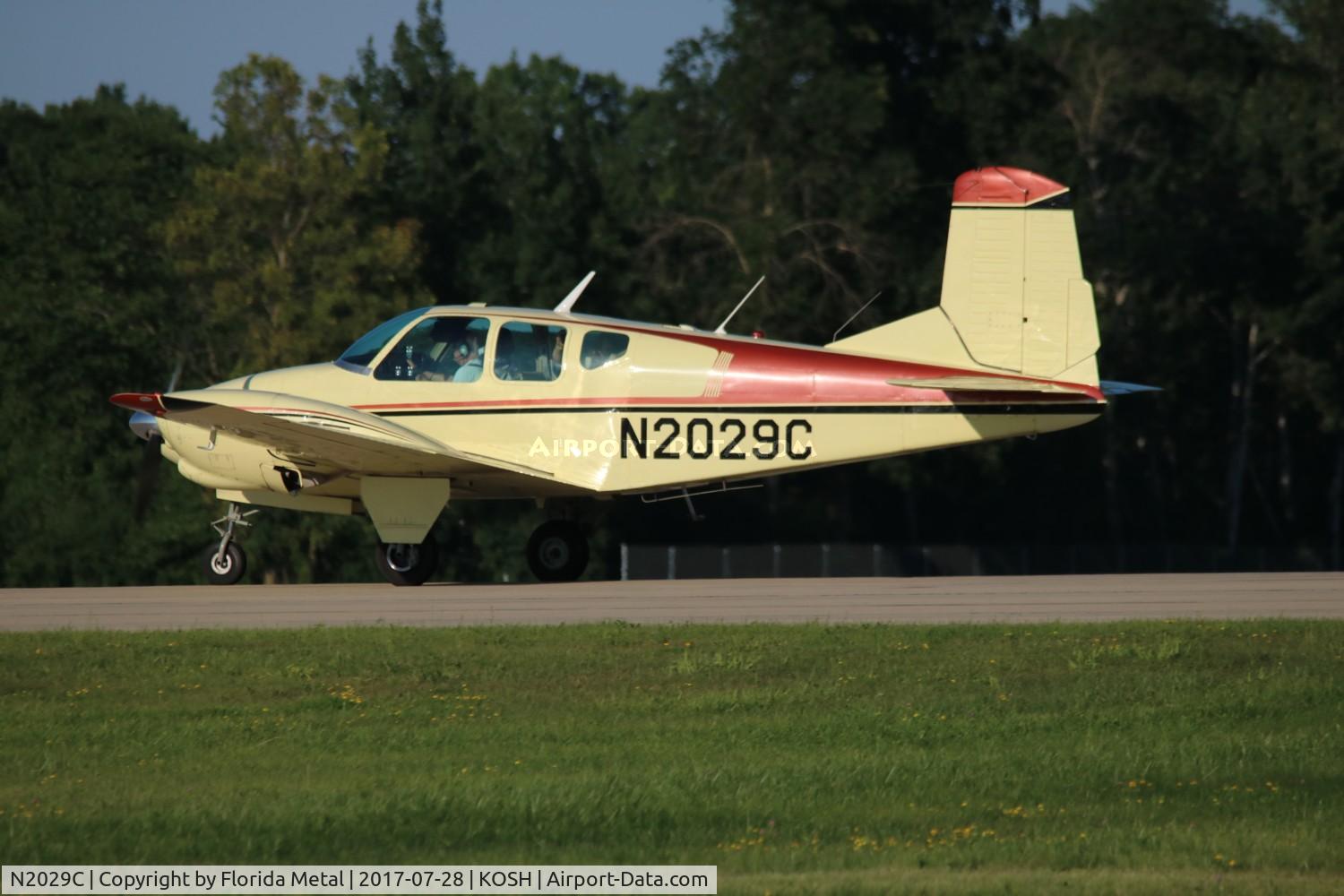 N2029C, 1959 Beech 95 Travel Air C/N TD-197, EAA OSH 2017