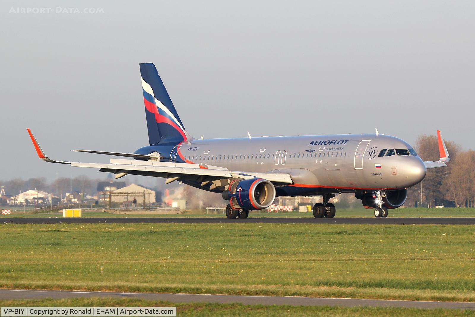 VP-BIY, 2018 Airbus A320-214 C/N 8073, at spl