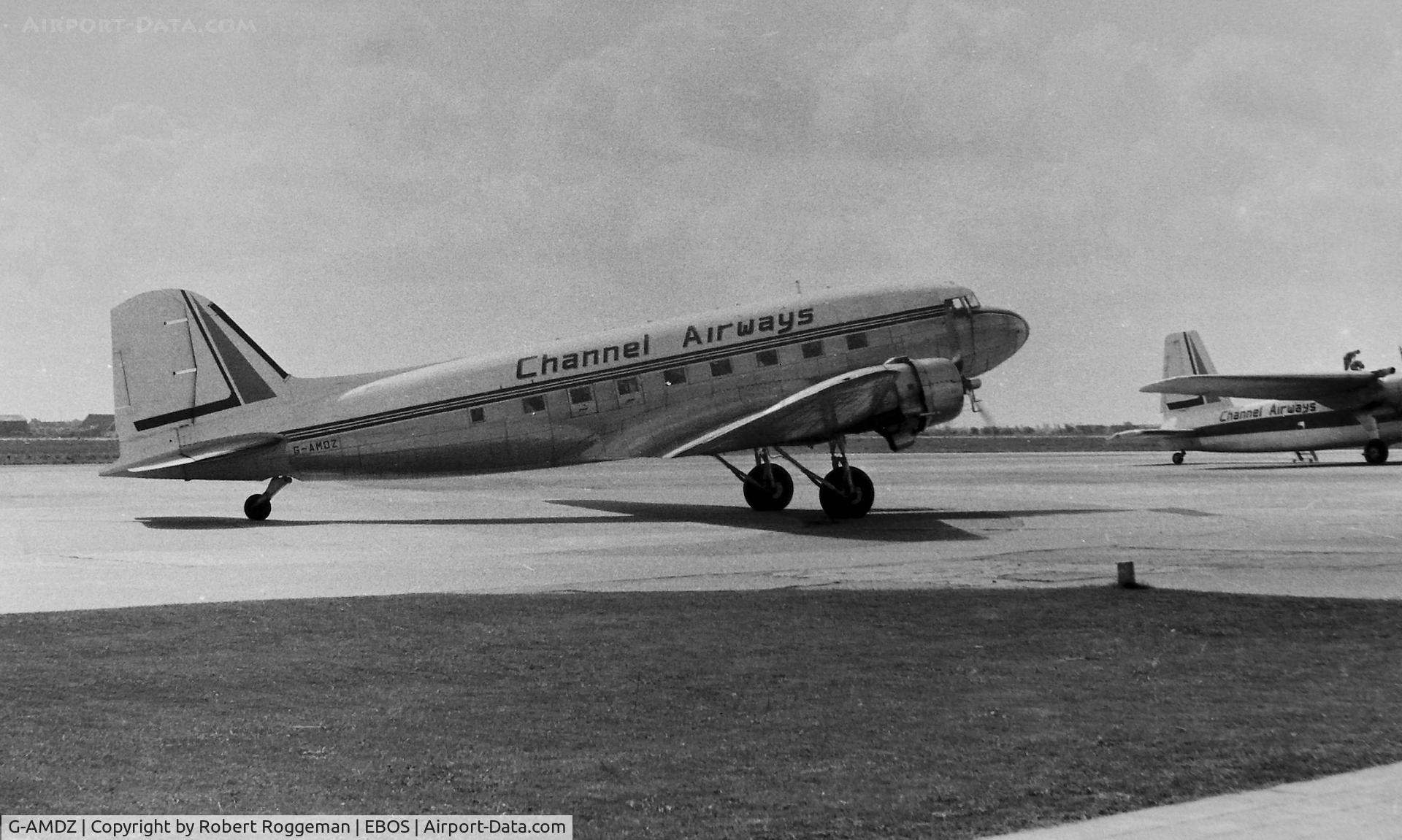 G-AMDZ, 1943 Douglas C-47 Dakota 3 C/N 12911, 1964-05.CHANNEL AIRWAYS.