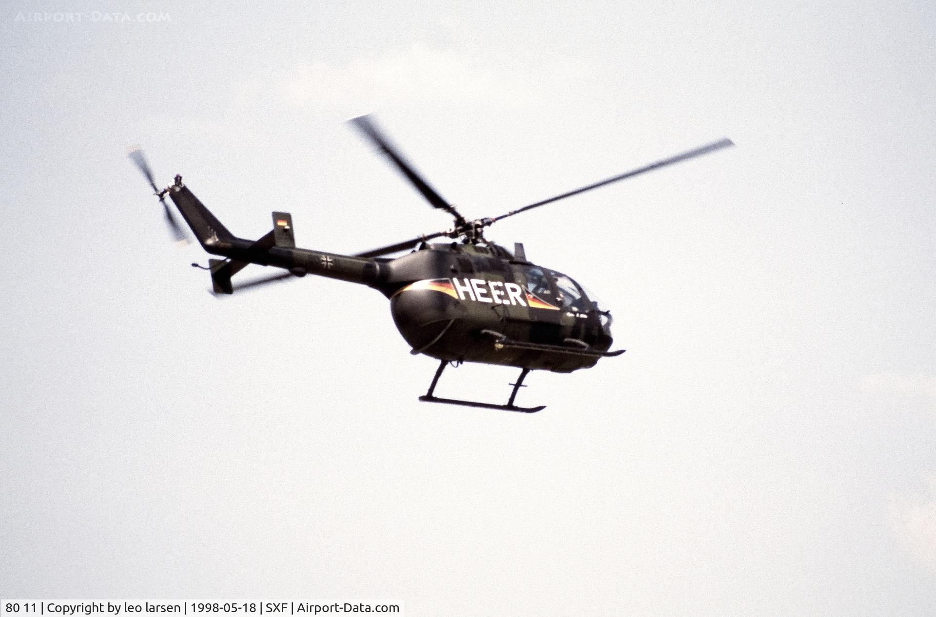 80 11, MBB Bo.105M C/N 5011, Berlin Air Show 18.5.1998