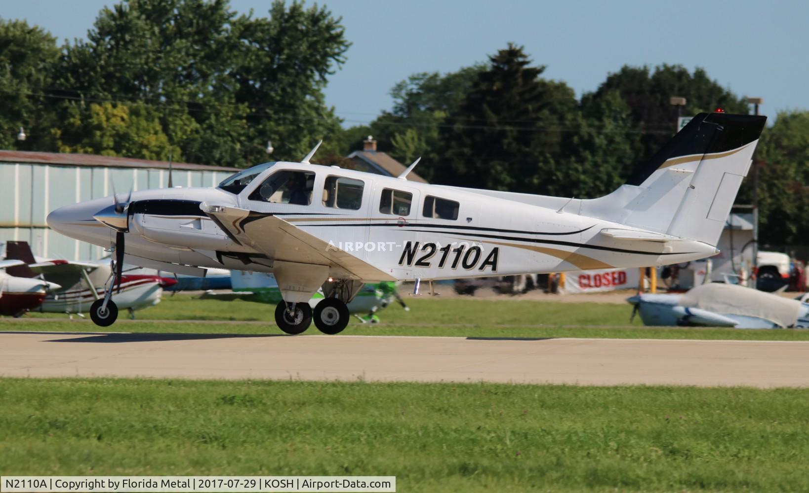 N2110A, 1977 Beech 58P Baron C/N TJ-129, EAA OSH 2017