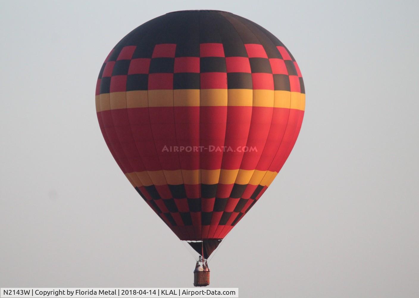 N2143W, 2008 Head Balloons AX9-118 C/N 373, SNF LAL 2018