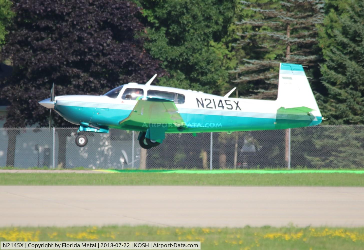 N2145X, 1998 Mooney M20R Ovation C/N 29-0138, EAA OSH 2018