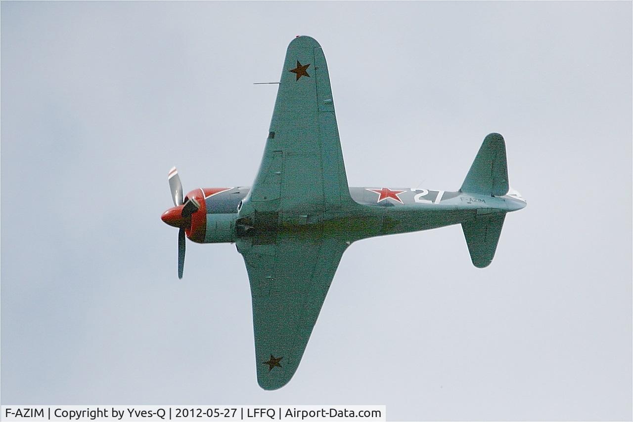 F-AZIM, Yakovlev Yak-3UTI-PW C/N 9/04623, Yakovlev YAK-3UTI-PW, On display, La Ferté-Alais Airfield (LFFQ) Air Show 2012