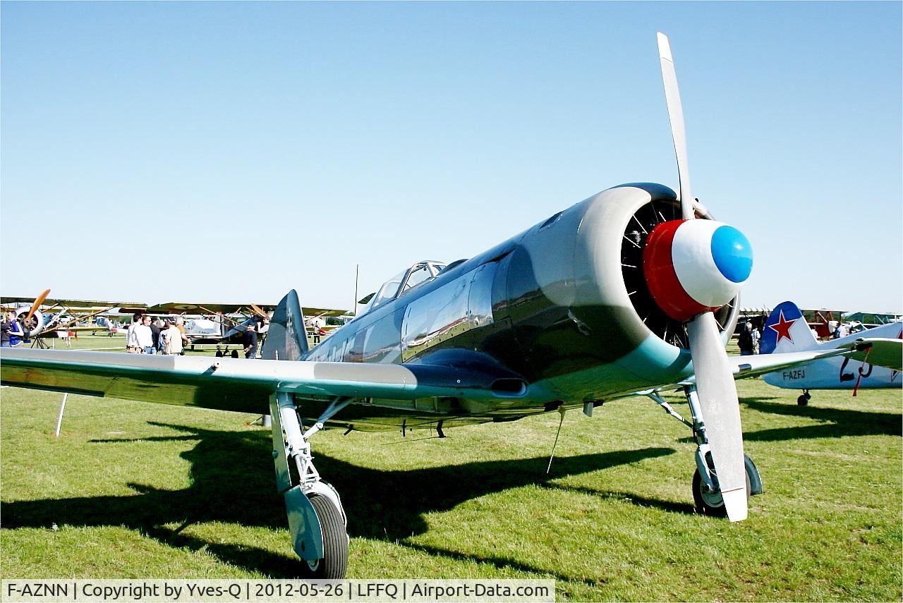 F-AZNN, Yakovlev Yak-11 C/N 25 III/05, Yakovlev YAK-11, Static display, La Ferté-Alais airfield (LFFQ) Airshow 2012