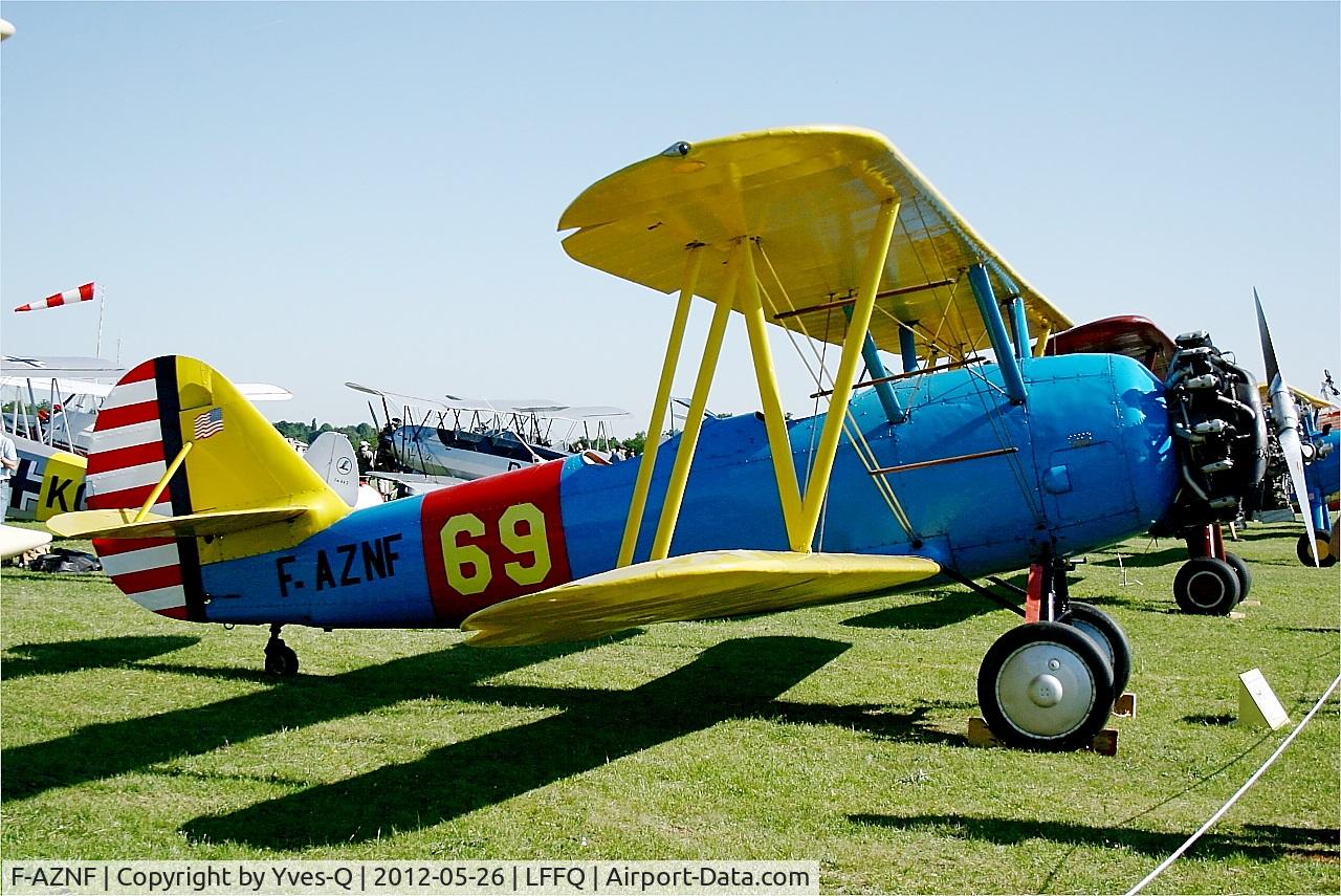 F-AZNF, Naval Aircraft Factory N3N-3 C/N 2909, Naval Aircraft Factory N3N-3, Static display, La Ferte-Alais Airfield (LFFQ) Air Show 2012