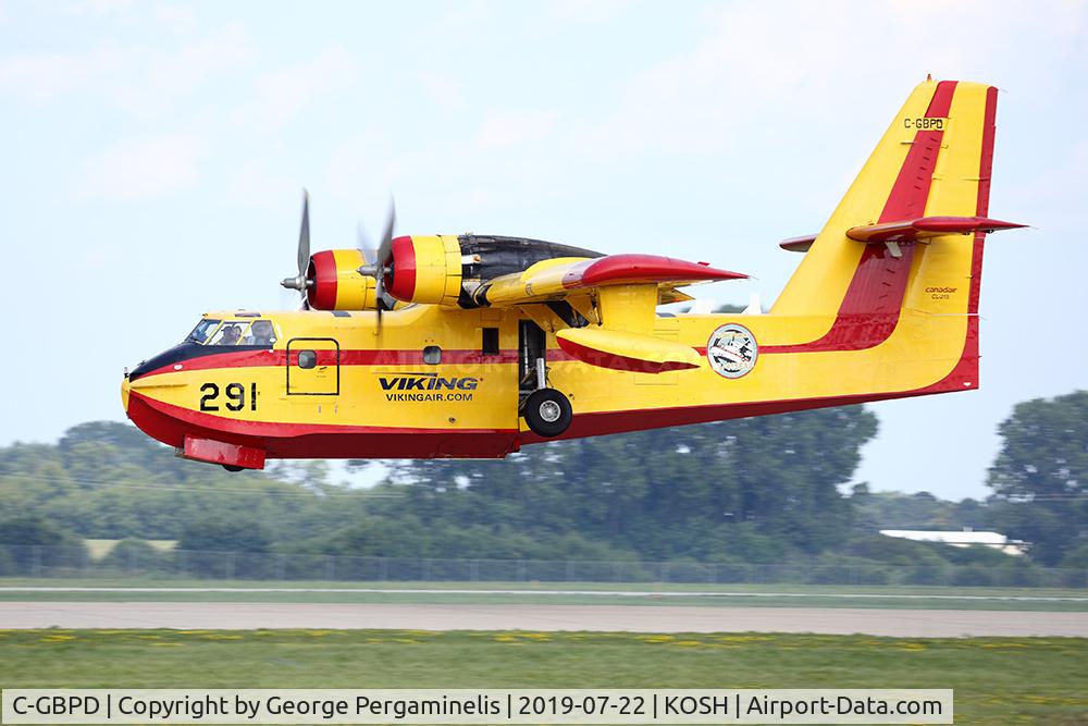 C-GBPD, 1985 Canadair CL-215-V (CL-215-1A10) C/N 1084, Oshkosh 2019.