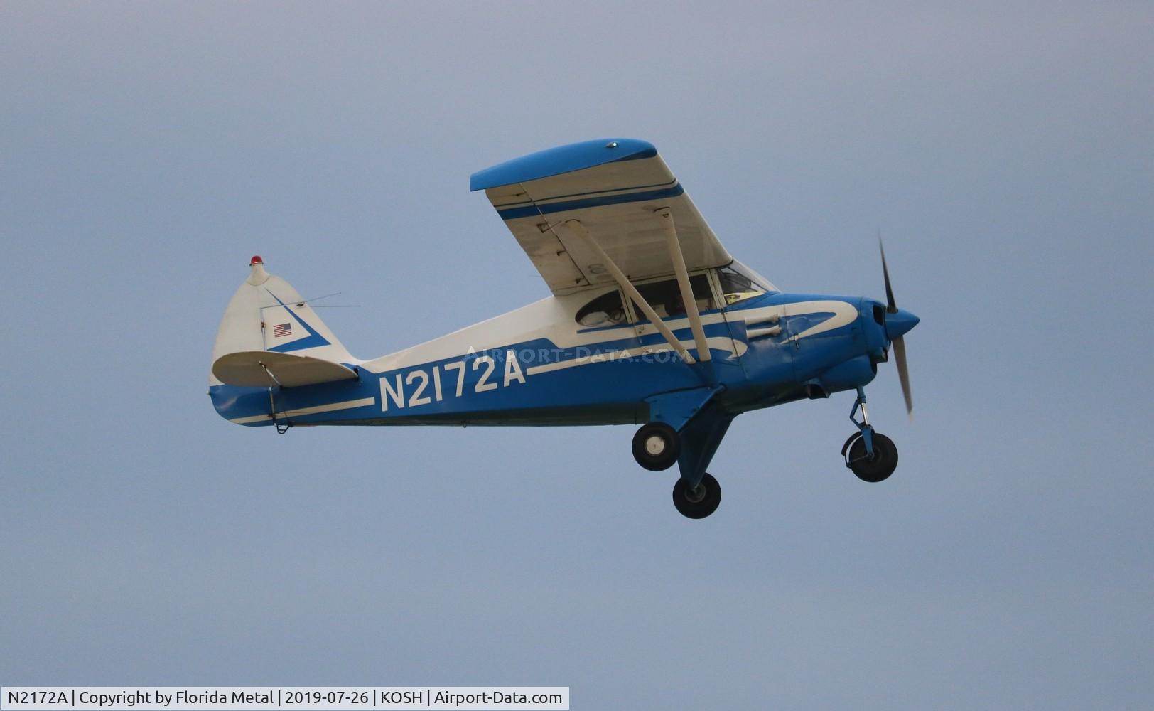 N2172A, 1952 Piper PA-22 Tri-Pacer C/N 22-589, EAA OSH 2019