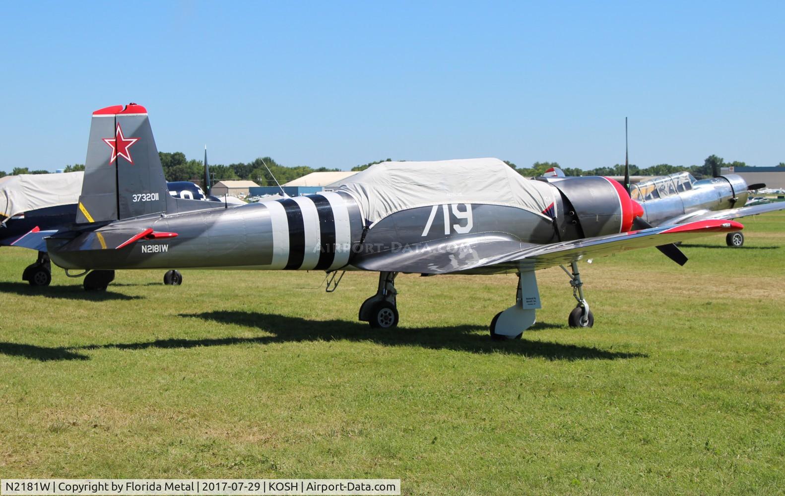 N2181W, Nanchang CJ-6 C/N 3732011, EAA OSH 2017