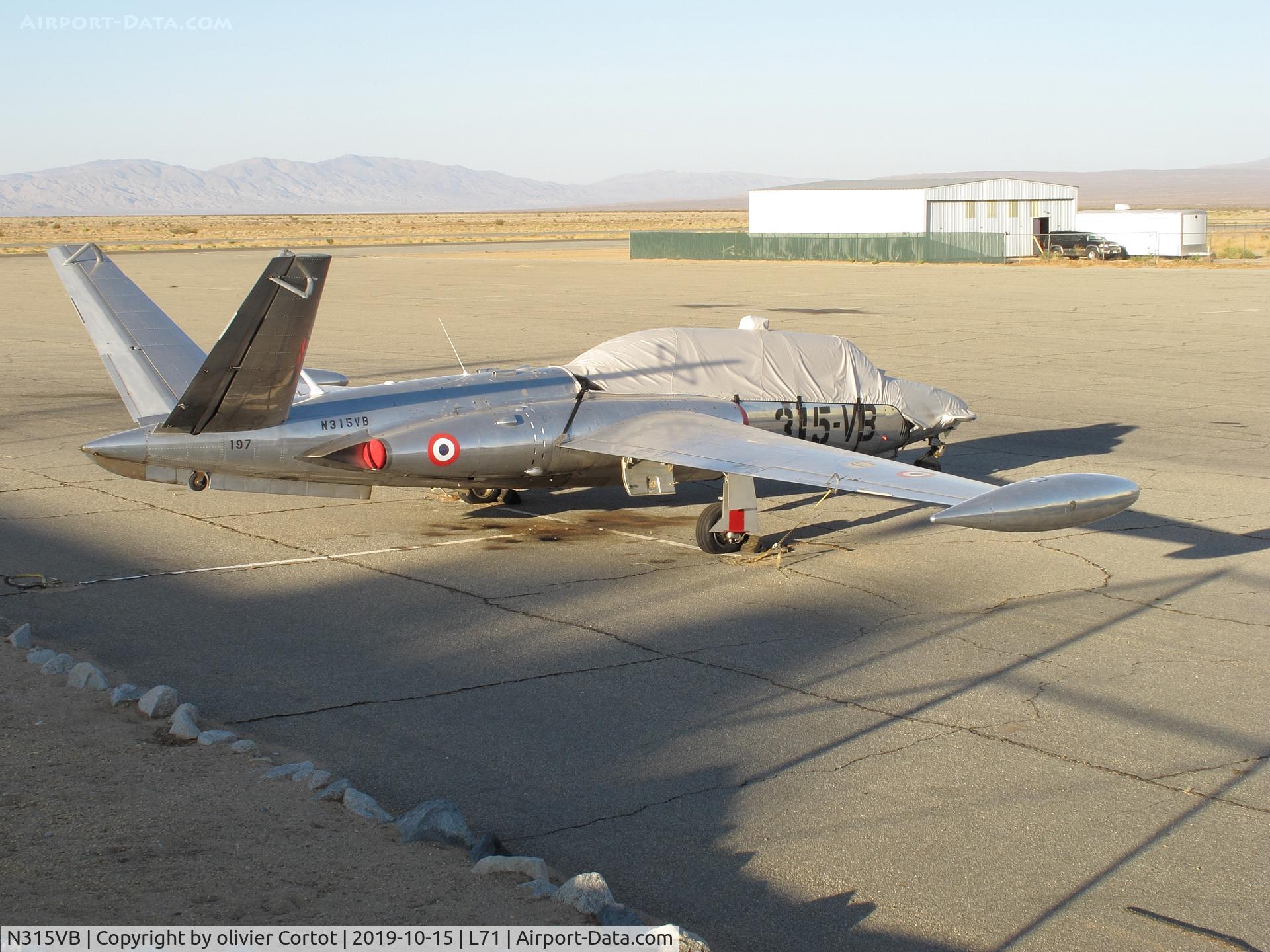N315VB, 1959 Fouga CM-170 Magister C/N 197, sept 2019
