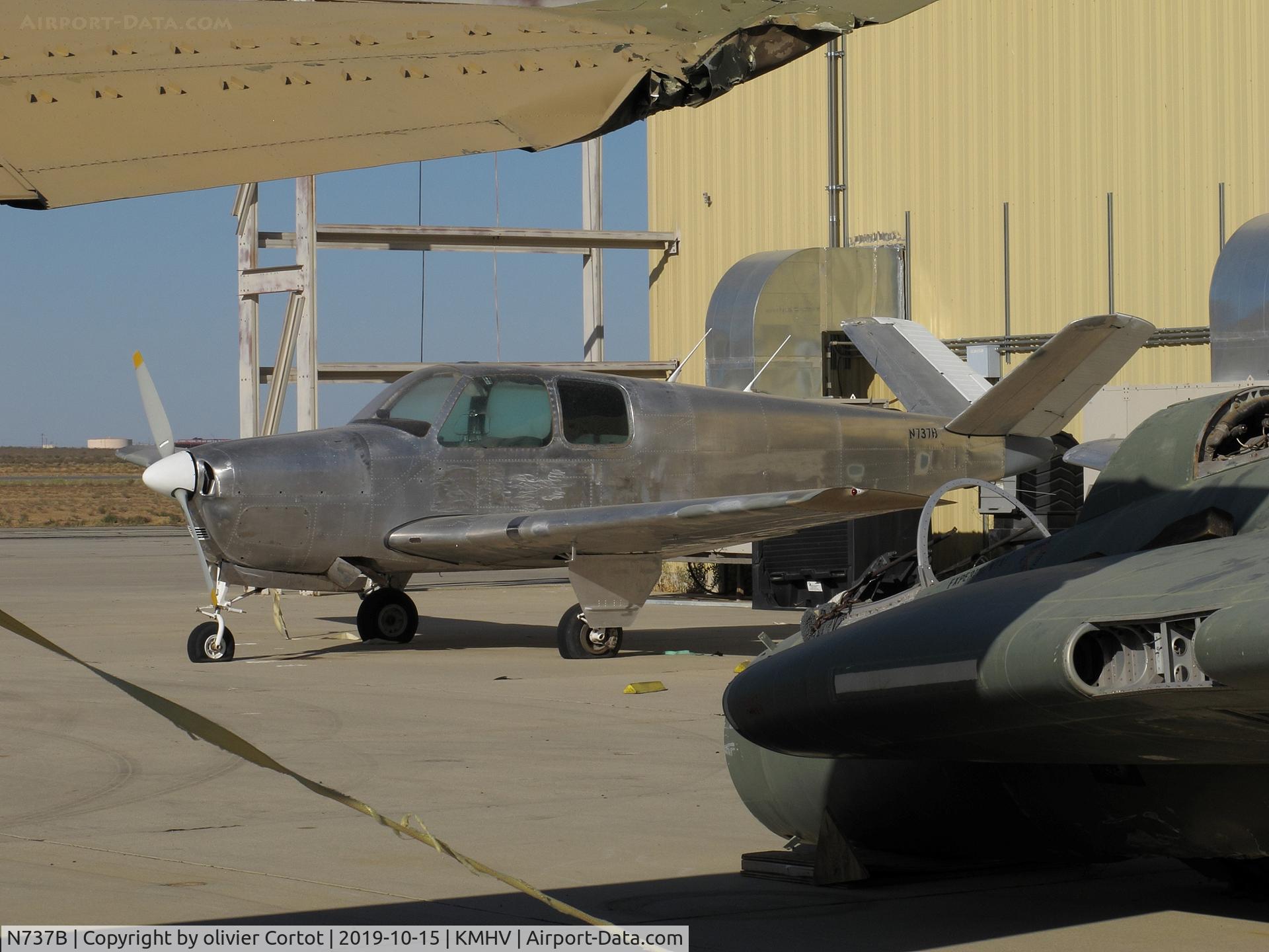 N737B, 1948 Beech A35 Bonanza C/N D-1743, still there in 2019