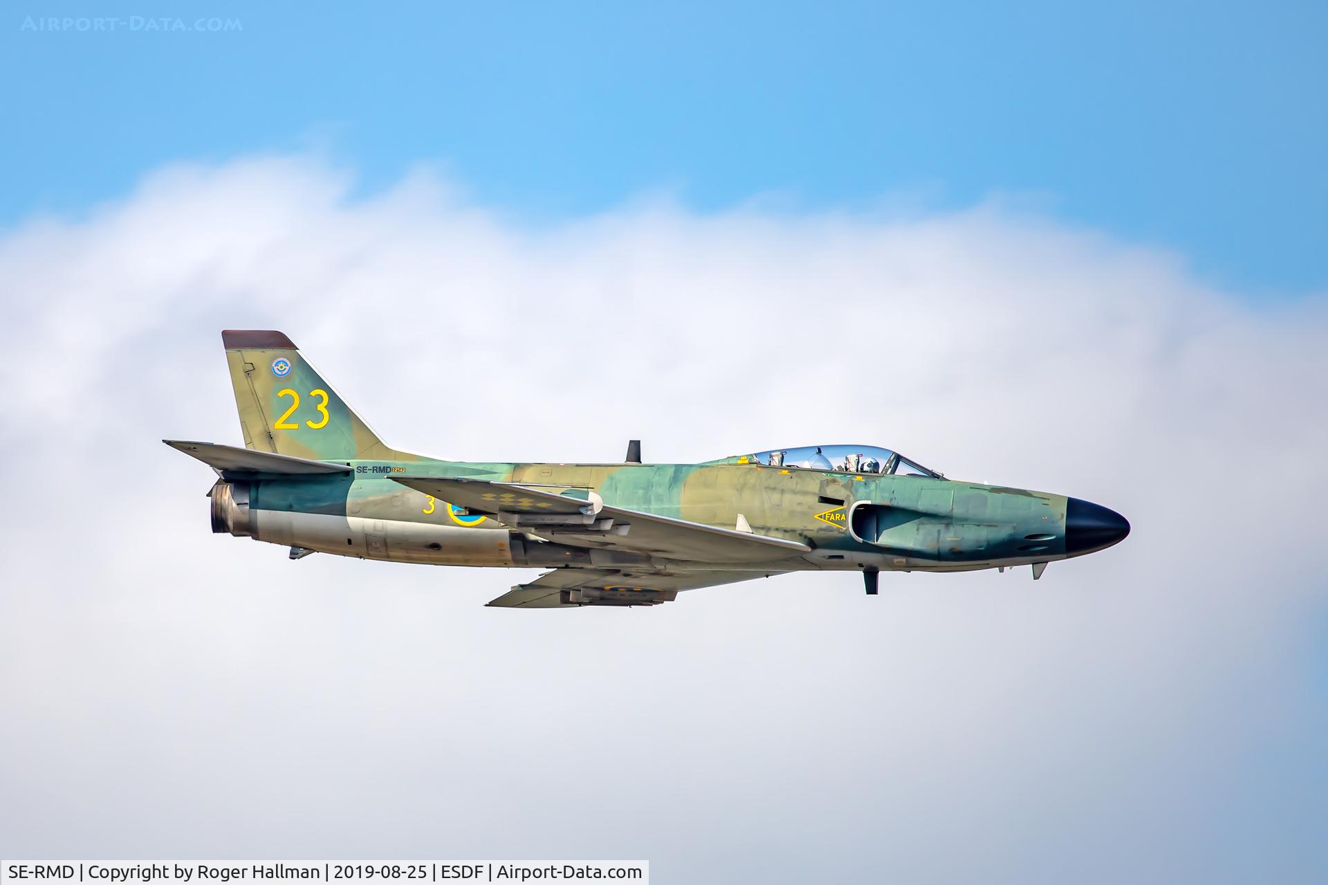 SE-RMD, 1959 Saab J32B Lansen C/N 32-542, This J32B Lansen is operated by the Swedish Air Force Historic Flight