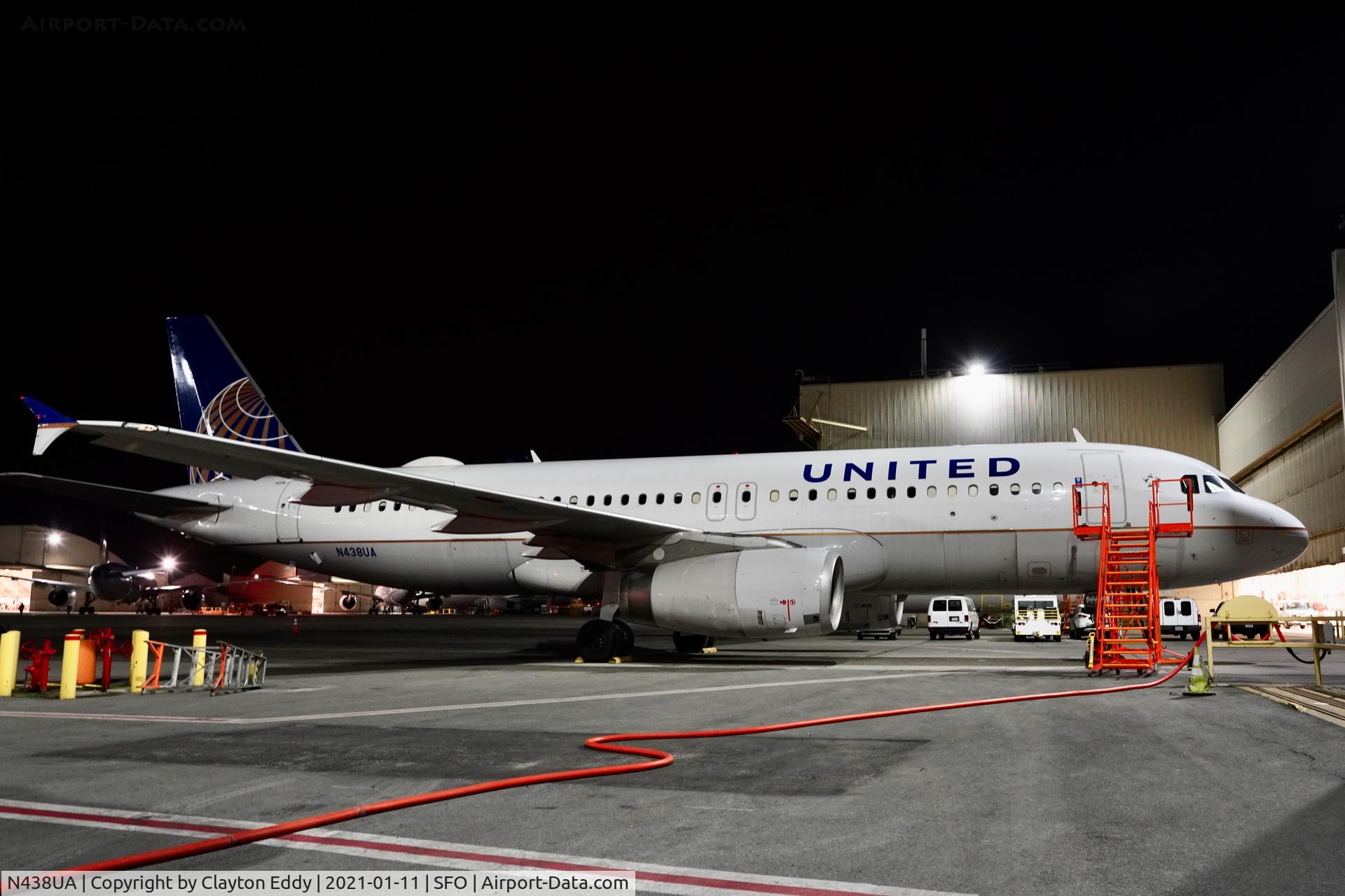 N438UA, 1997 Airbus A320-232 C/N 678, SFO 2020.