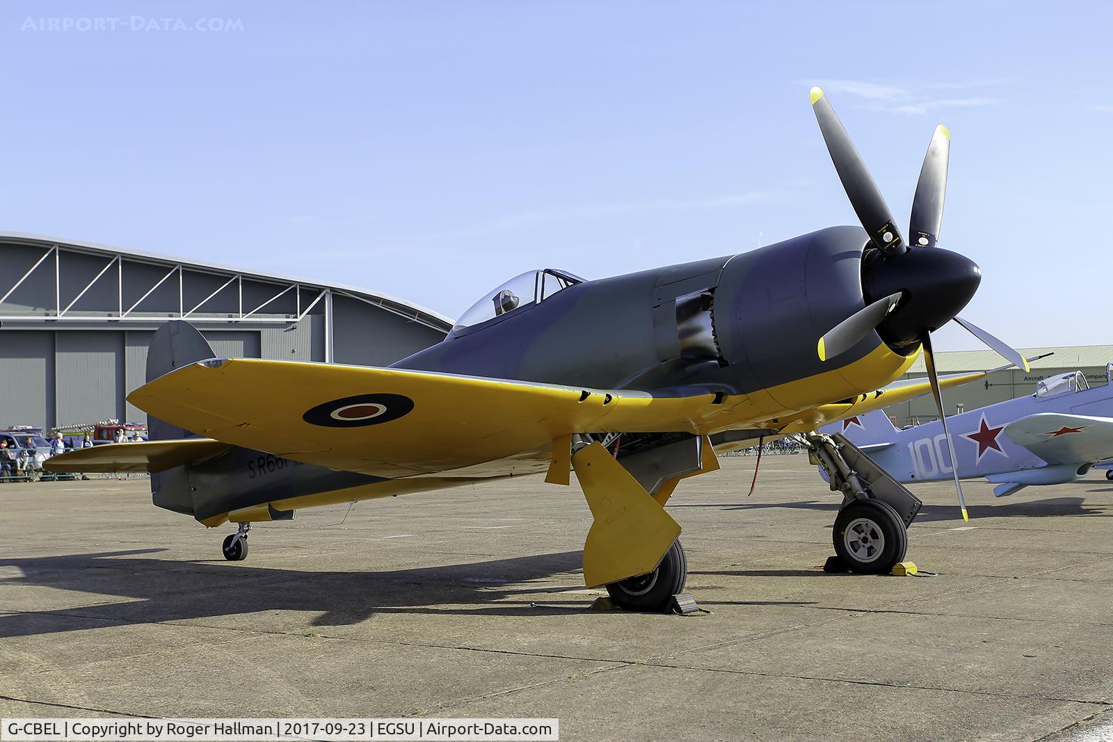 G-CBEL, 1953 Hawker Fury FB11 C/N 37539, A picture taken at the Battle of Britain Air Show in Duxford, 2017