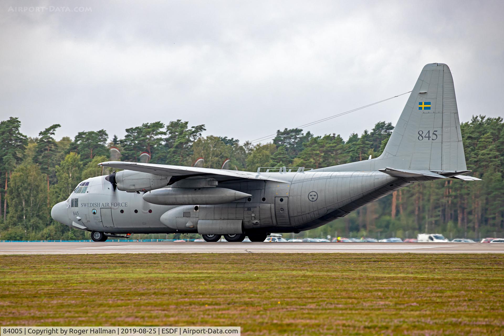 84005, Lockheed C-130H Hercules C/N 382-4884, A picture taken at the Swedish Air Force Day at F17 Kallinge Air Base, Ronneby 2017