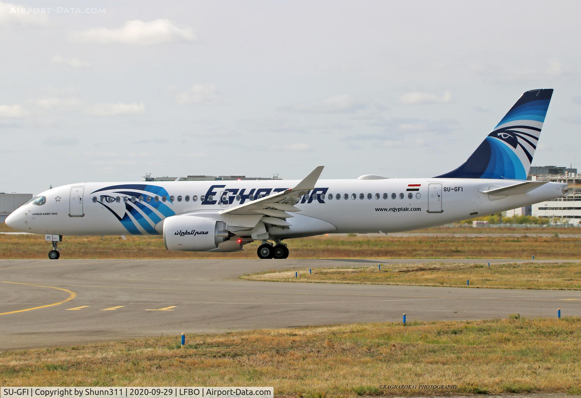 SU-GFI, 2020 Airbus A220-300 C/N 55091, Delivery day...