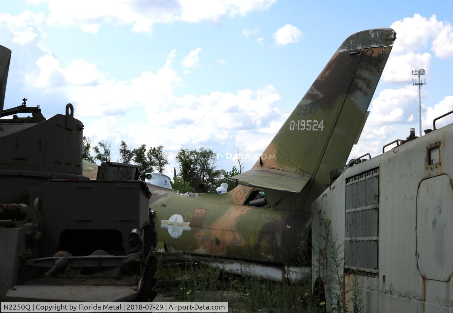 N2250Q, 1951 General Motors F-84F Thunderstreak C/N Not found 51-9524, Russell Museum