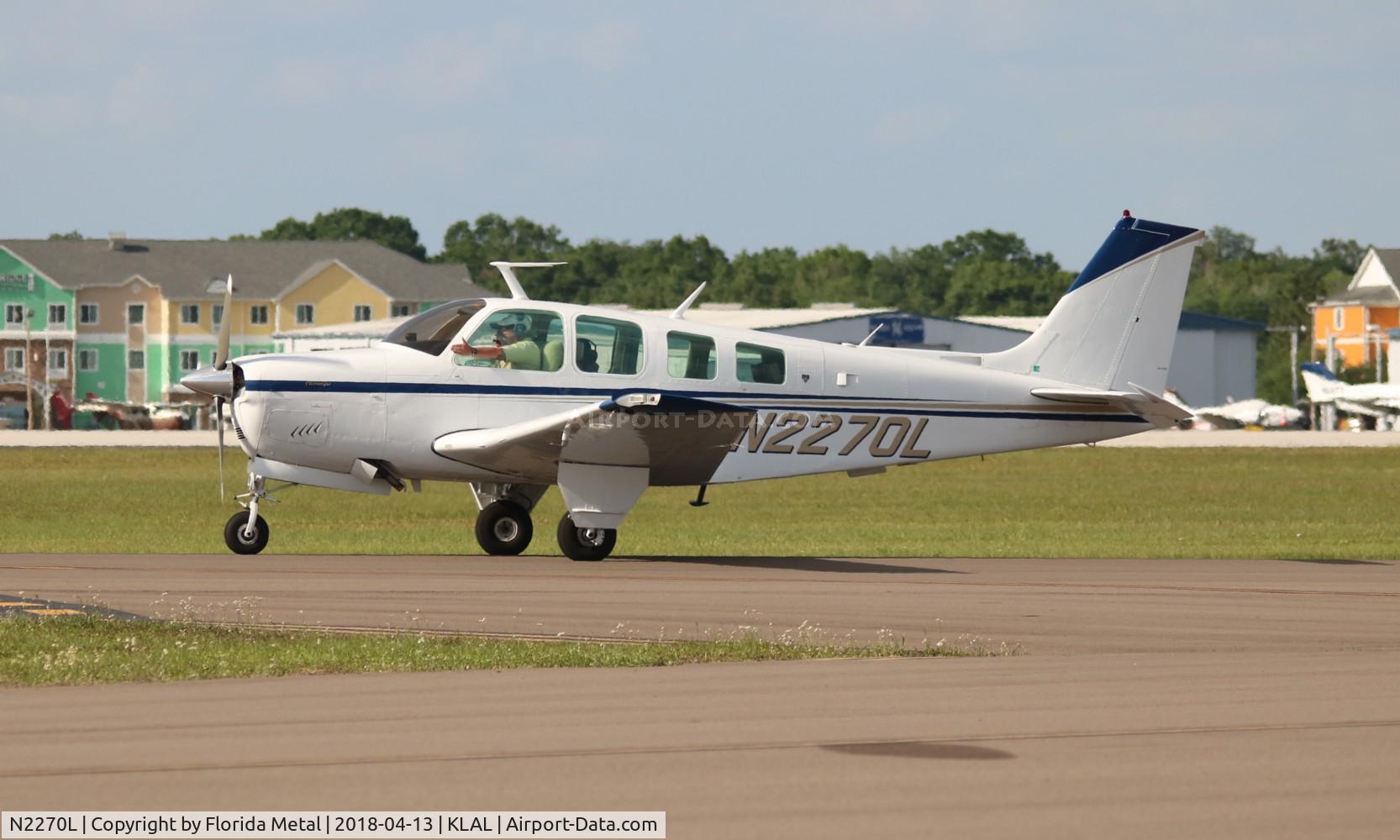 N2270L, 1976 Beech A36 Bonanza 36 C/N E-922, SNF LAL 2018