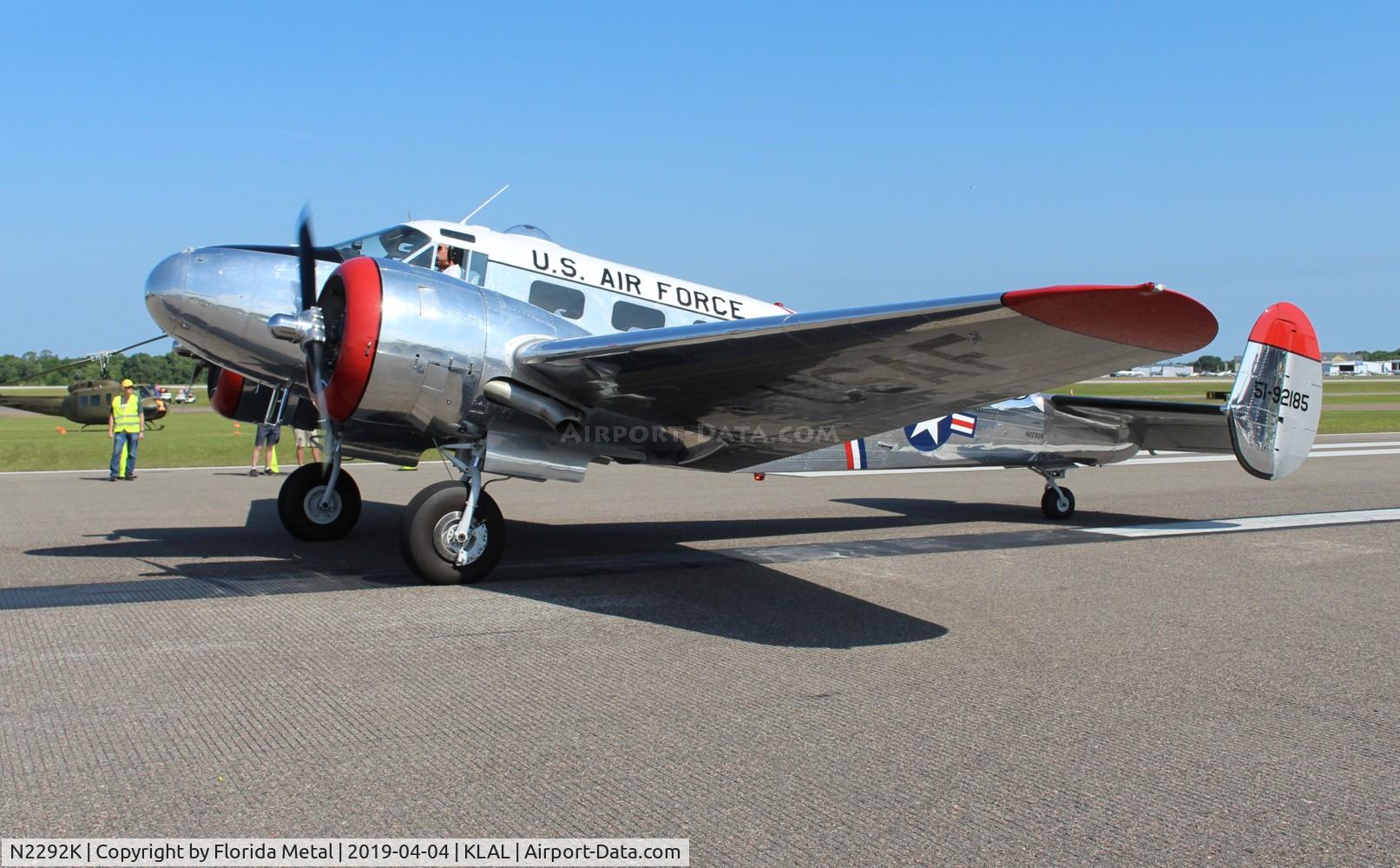 N2292K, 1951 Beech Mk.3N C/N CA-8 (A-608), SNF LAL 2019