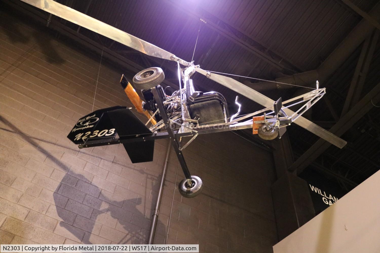 N2303, 1970 Bensen B-8M Gyrocopter C/N 1006, EAA Museum