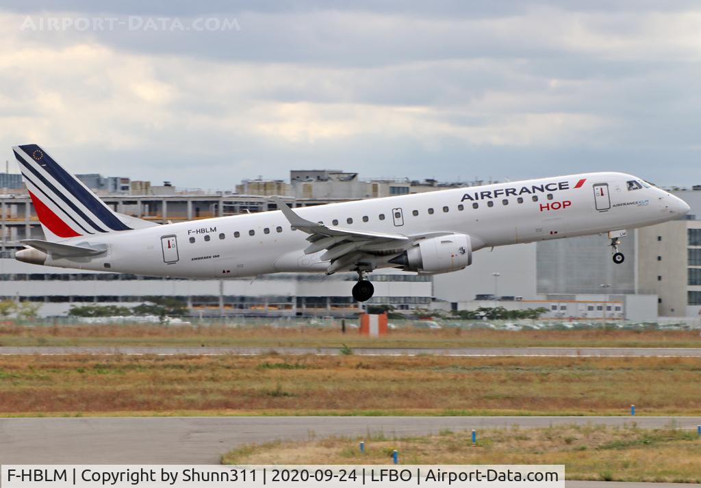 F-HBLM, 2019 Embraer 190STD (ERJ-190-100) C/N 190-00768, Landing rwy 32R