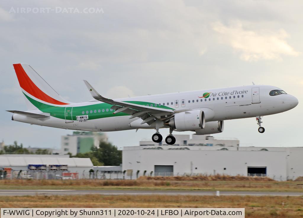 F-WWIG, 2020 Airbus A320-251N C/N 10197, C/n 10197 - To be TU-TSX