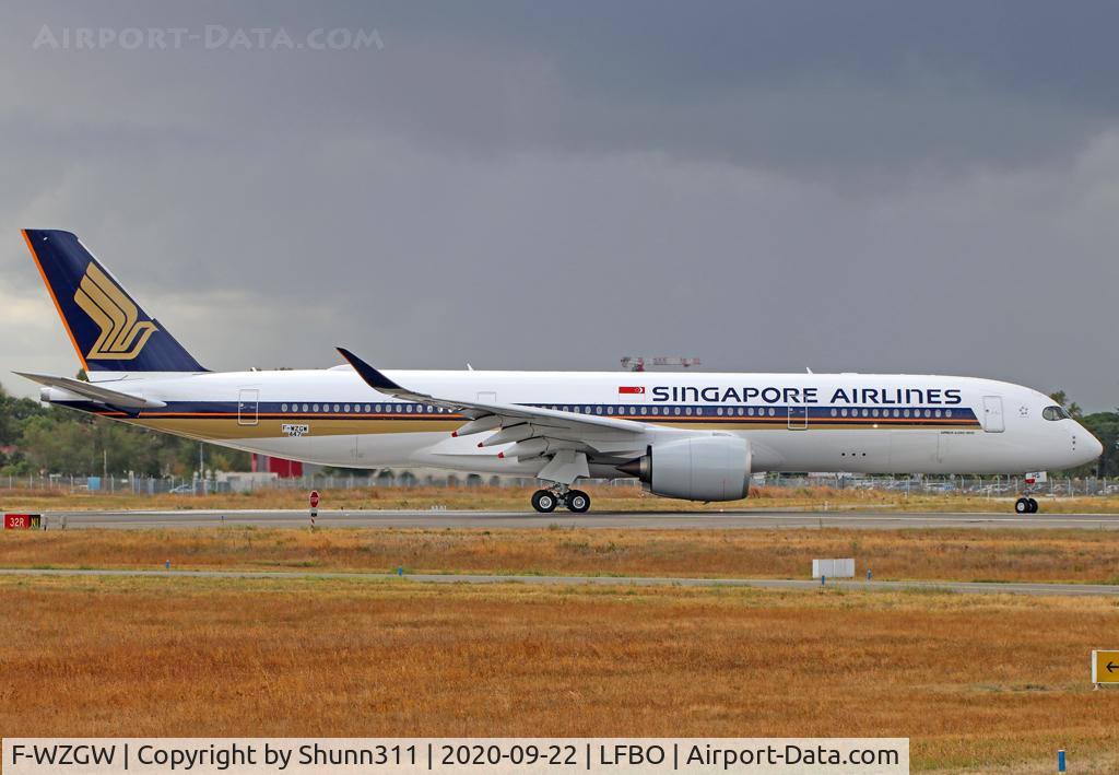 F-WZGW, 2020 Airbus A350-941 C/N 0447, C/n 0447 - To be 9V-SHS