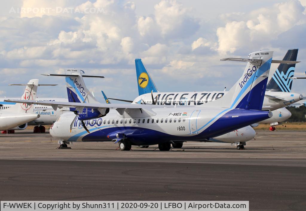 F-WWEK, 2020 ATR 72-600 C/N 1600, C/n 1600 - To be VT-ISX