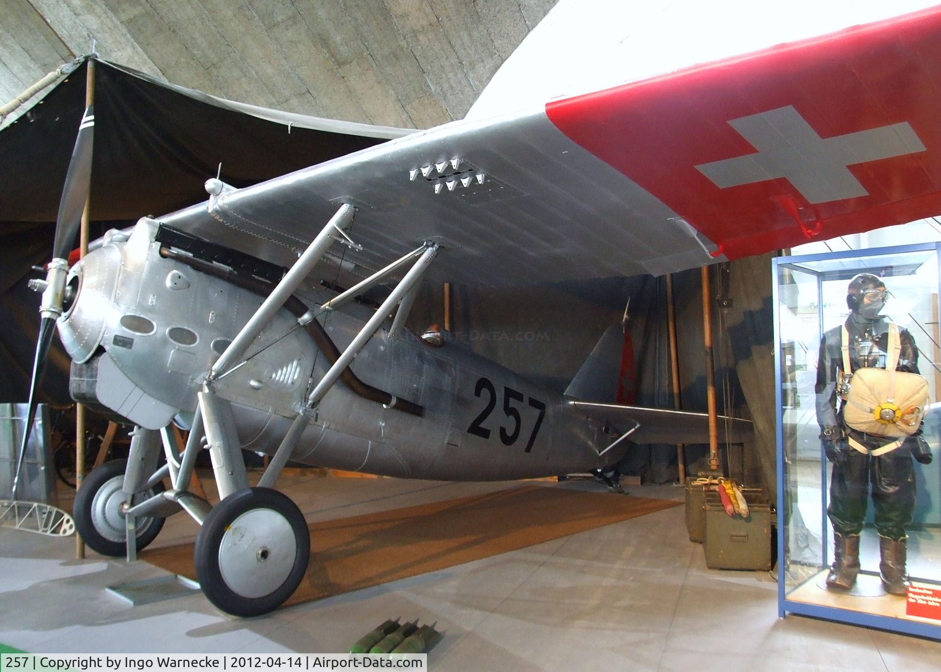 257, Dewoitine D-27 III C/N Not found 257, Dewoitine D.27 III at the Flieger-Flab-Museum, Dübendorf
