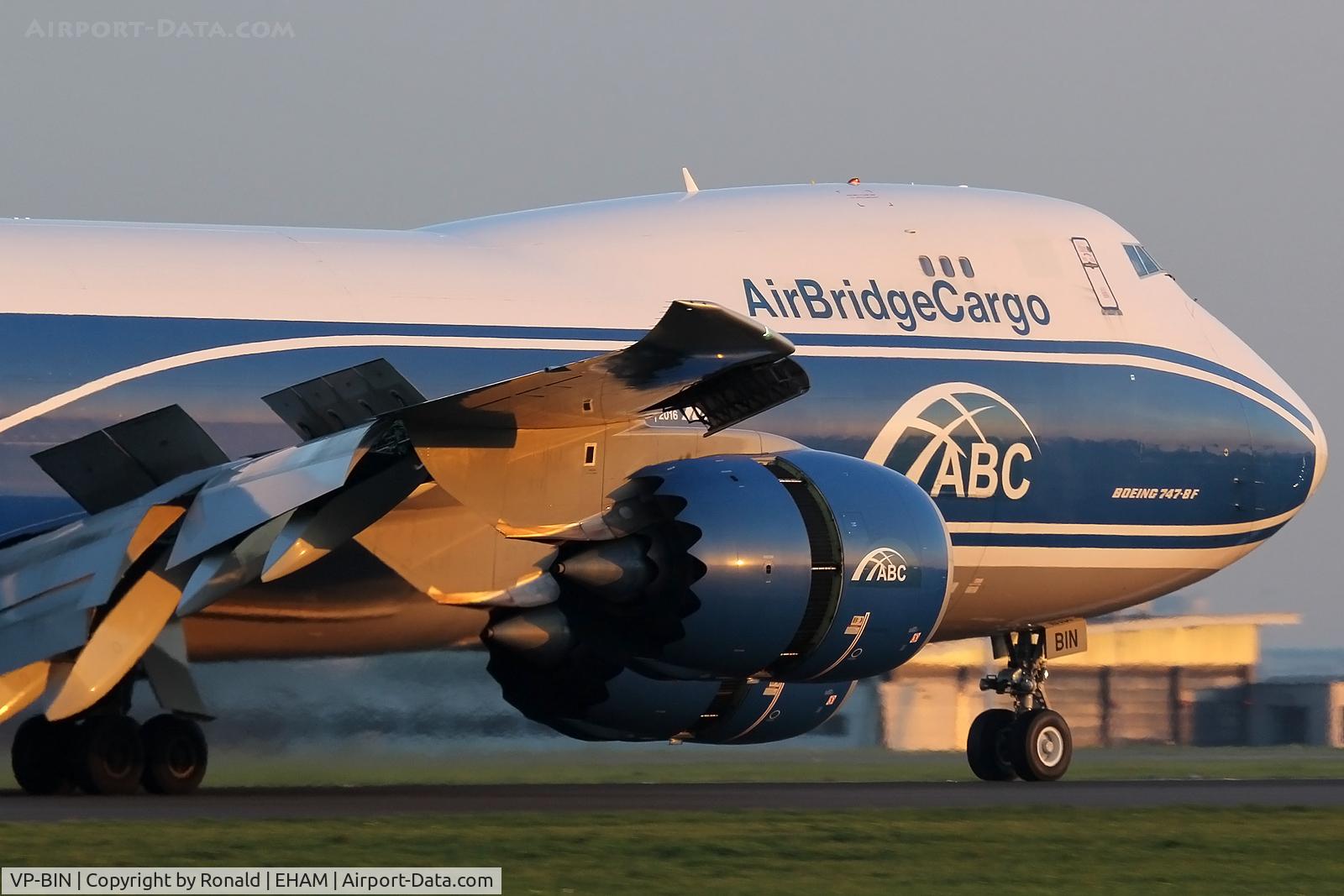 VP-BIN, 2015 Boeing 747-83QF C/N 60119, at spl