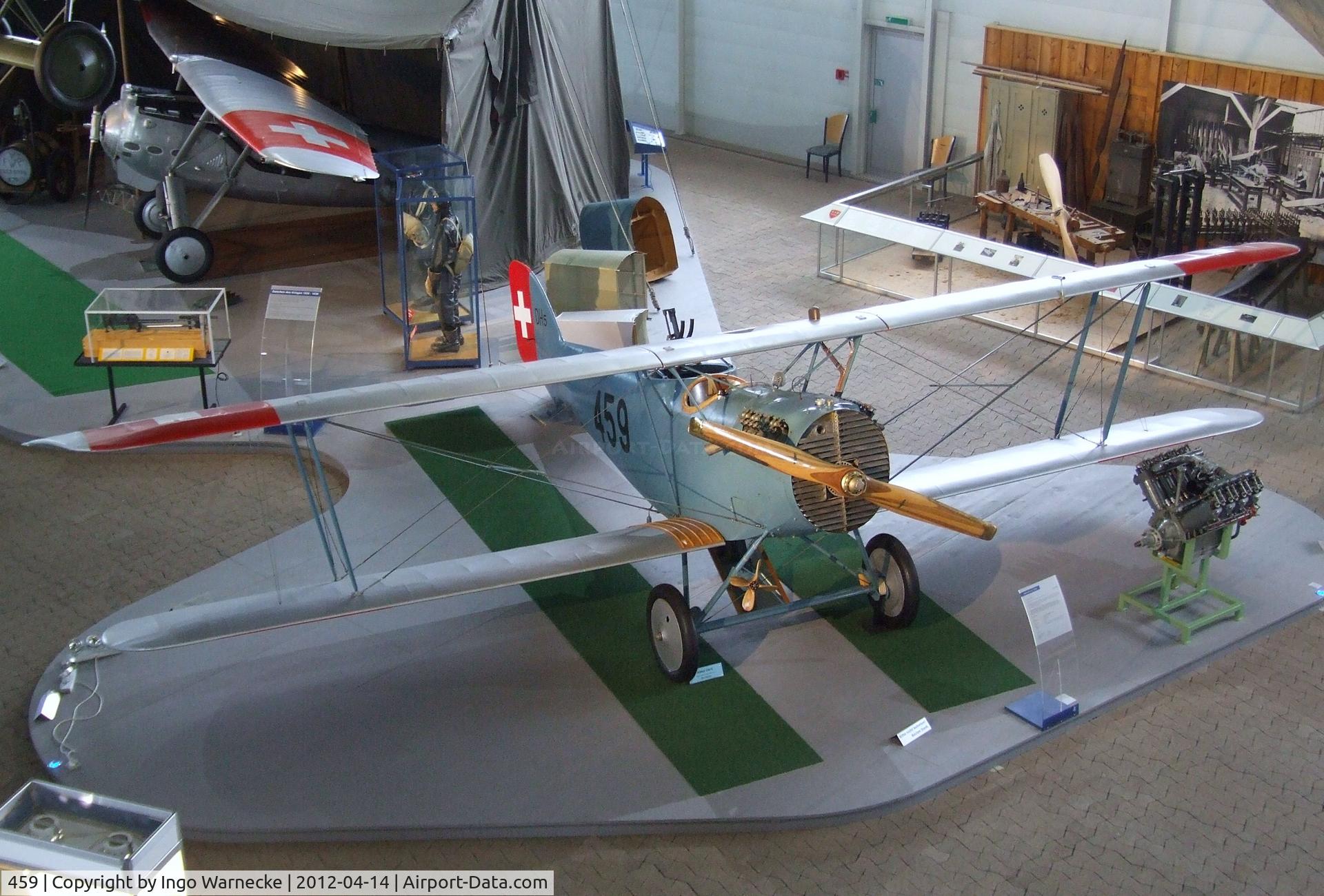 459, EKW Thun Haefeli DH-5 Replica C/N Not found 459, EKW Thun Häfeli DH-5 replica at the Flieger-Flab-Museum, Dübendorf