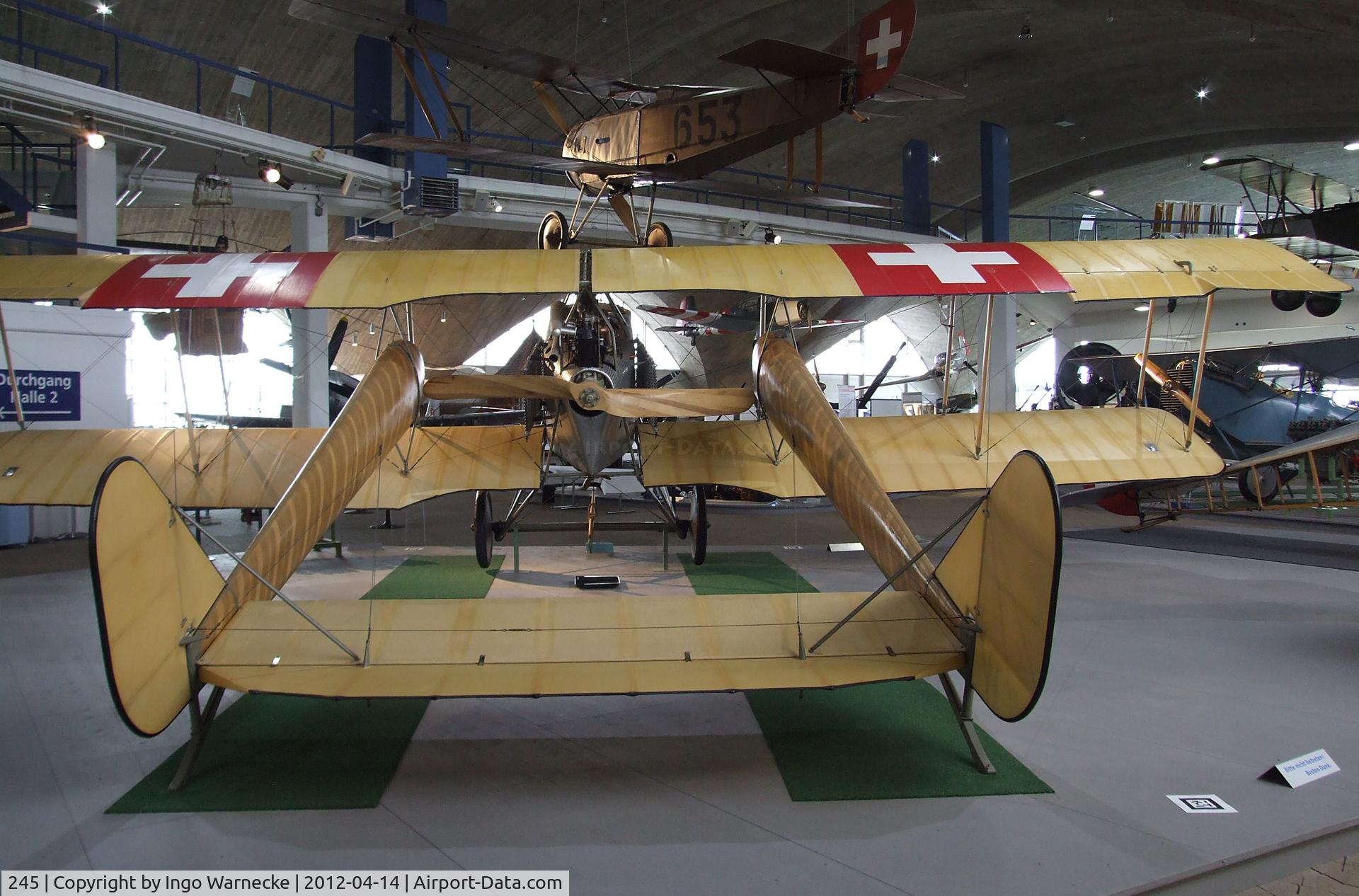 245, Hafeli DH-1 replica C/N Not found 245, Häfeli DH-1 replica at the Flieger-Flab-Museum, Dübendorf
