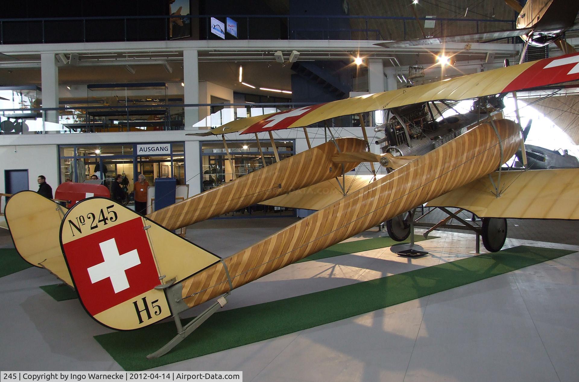 245, Hafeli DH-1 replica C/N Not found 245, Häfeli DH-1 replica at the Flieger-Flab-Museum, Dübendorf