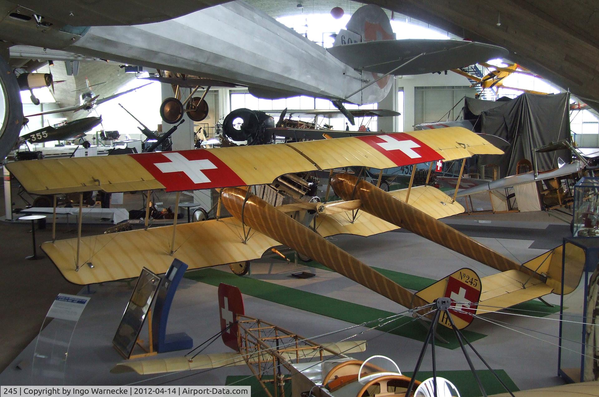 245, Hafeli DH-1 replica C/N Not found 245, Häfeli DH-1 replica at the Flieger-Flab-Museum, Dübendorf