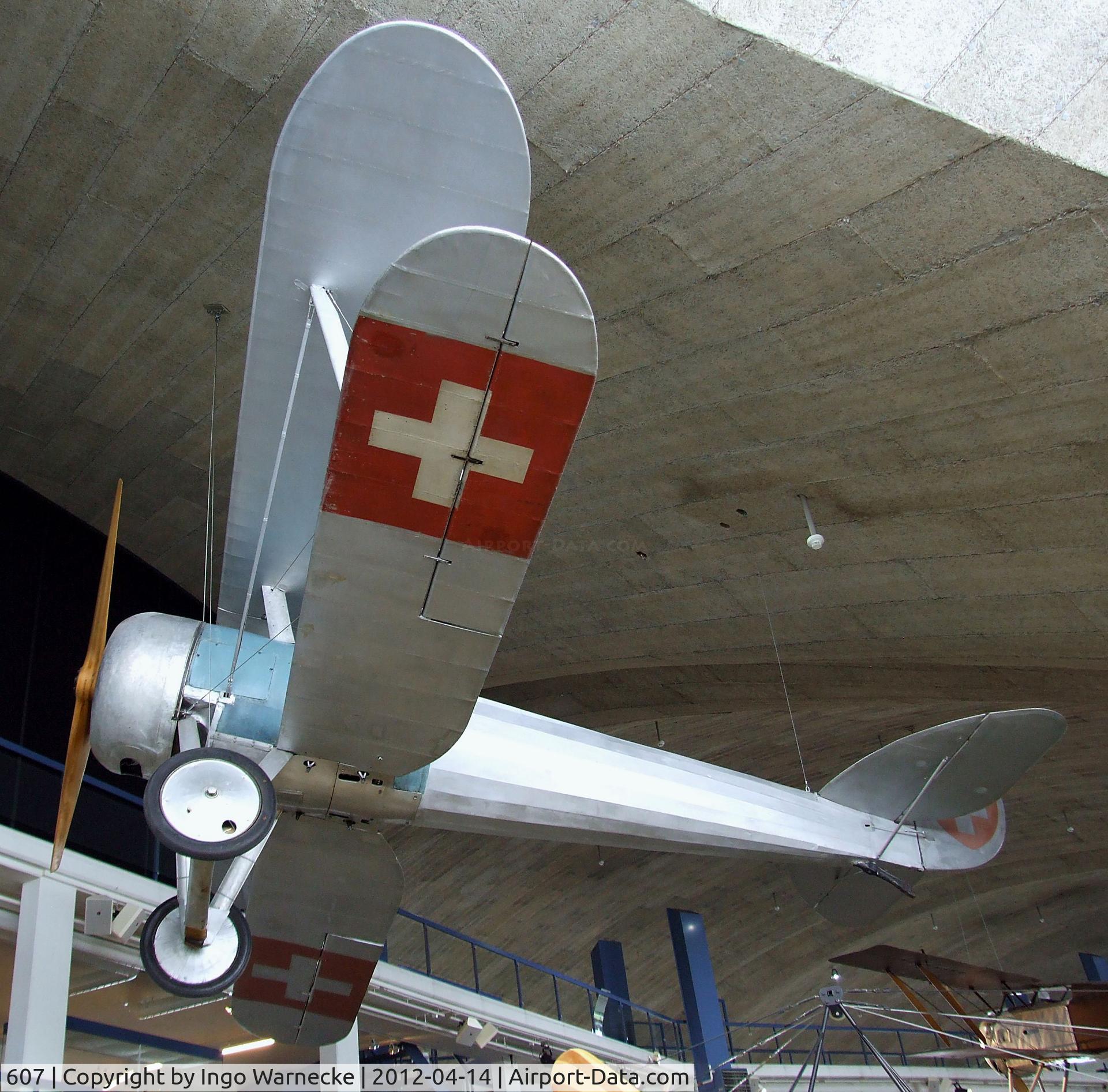 607, Nieuport 28 C.1 C/N 6212, Nieuport 28 C.1 at the Flieger-Flab-Museum, Dübendorf