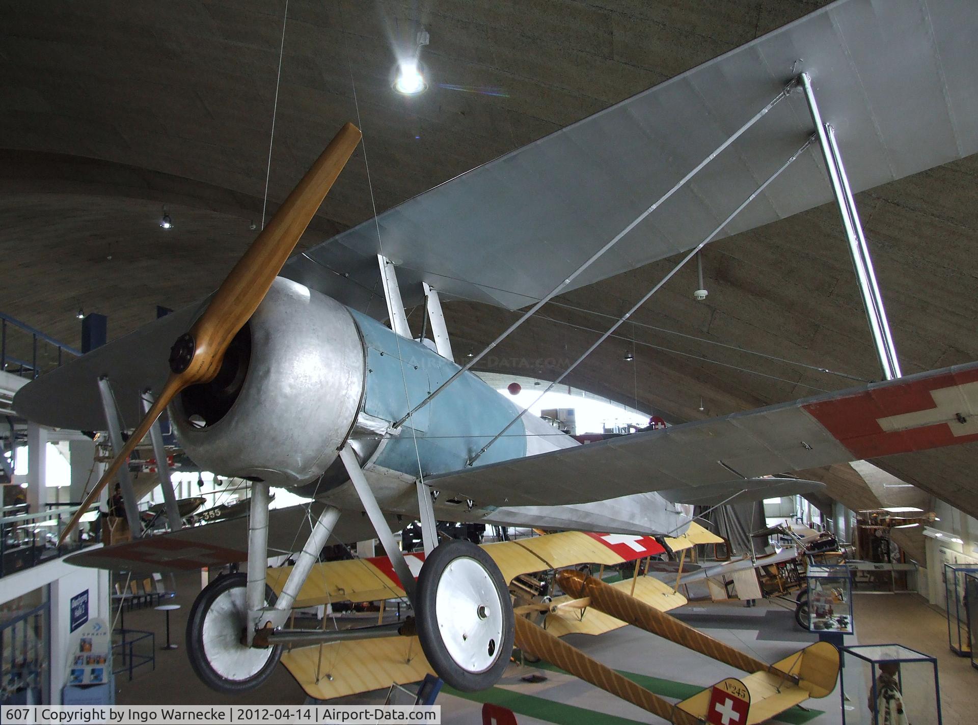 607, Nieuport 28 C.1 C/N 6212, Nieuport 28 C.1 at the Flieger-Flab-Museum, Dübendorf