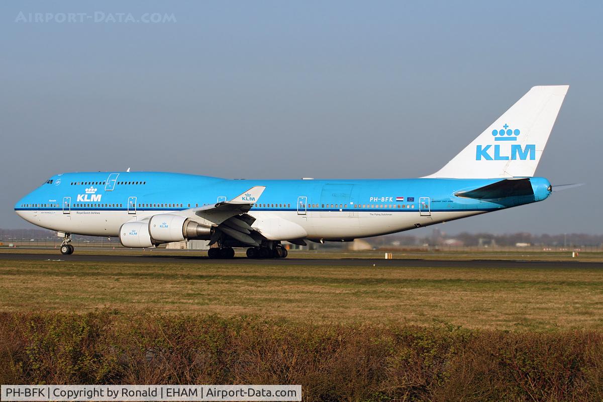 PH-BFK, 1991 Boeing 747-406BC C/N 25087, at spl