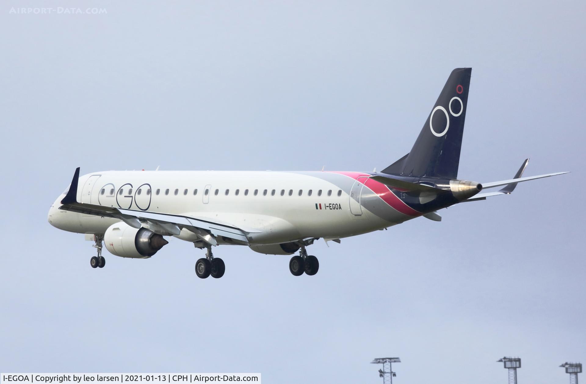 I-EGOA, 2008 Embraer 190AR (ERJ-190-100IGW) C/N 19000165, Copenhagen 13.1.2021