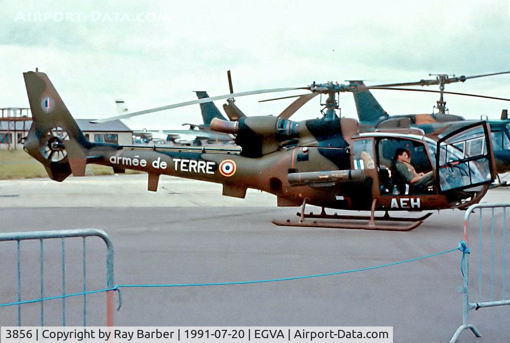 3856, Aérospatiale SA-342M Gazelle C/N 1856, 3856   Aerospatiale SA.342M Gazelle [1856] (French Army) RAF Fairford~G 20/07/1991