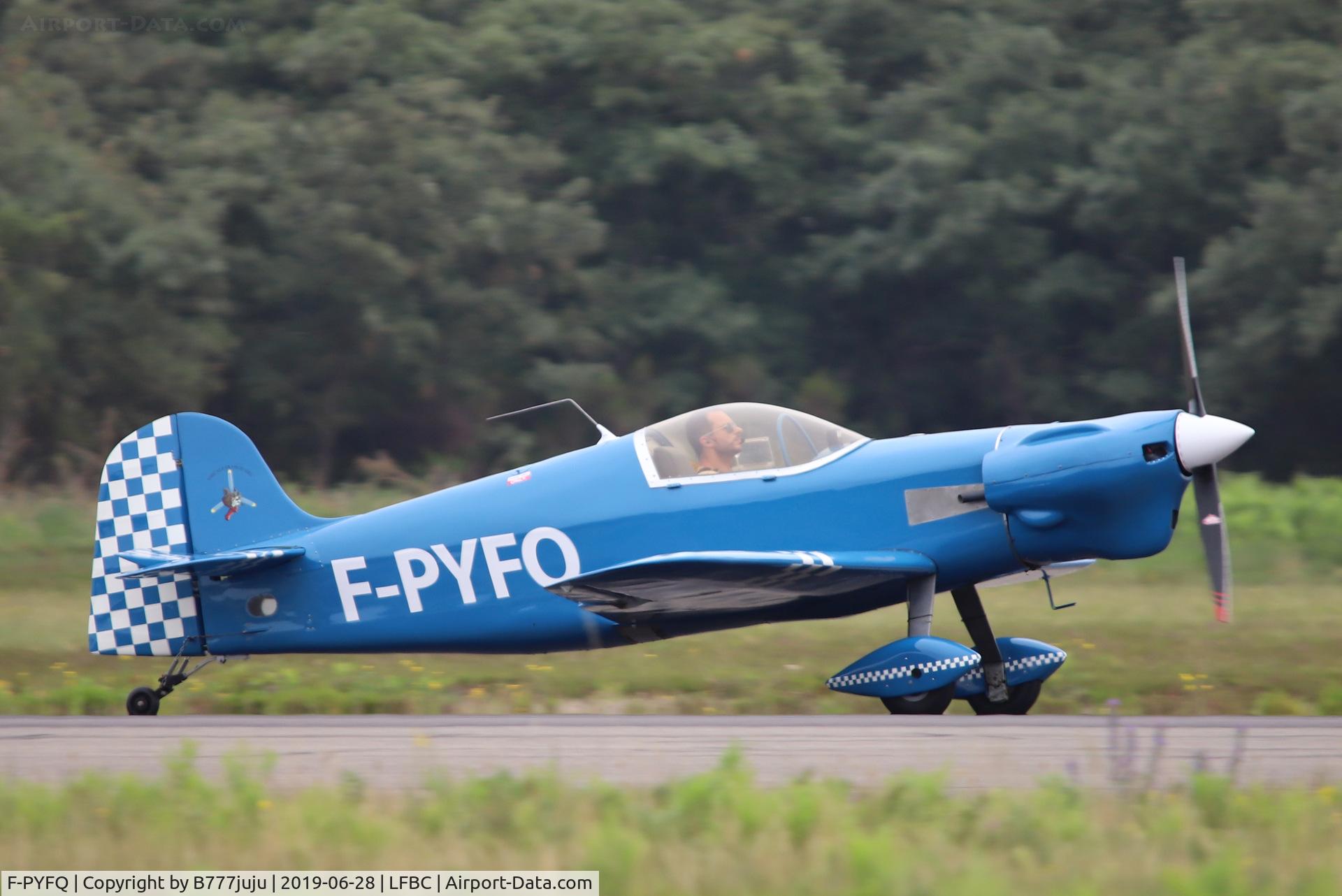 F-PYFQ, 1979 Max Plan MP.205 Busard C/N 17, at Cazaux Airshow