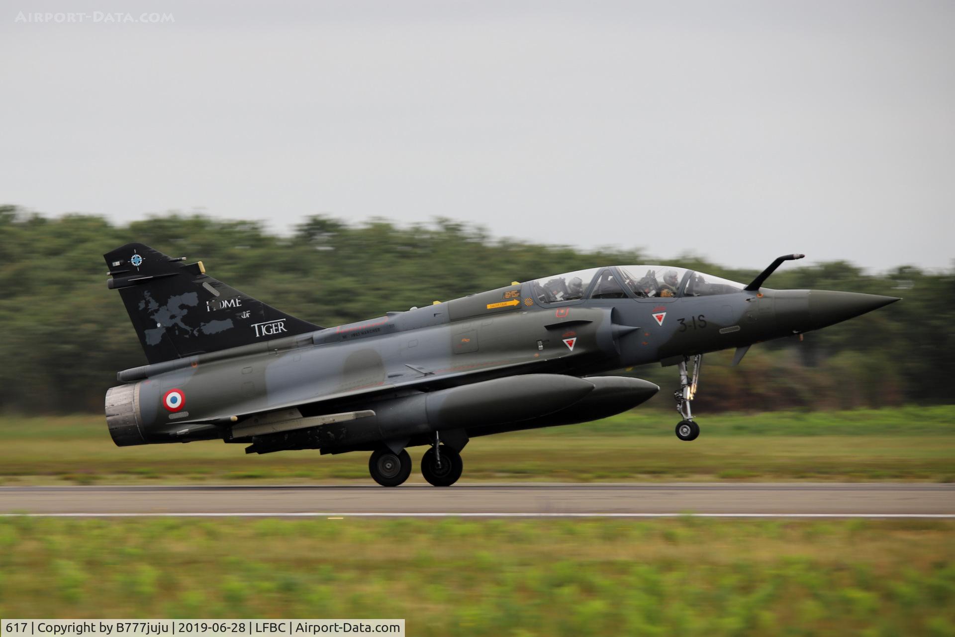 617, Dassault Mirage 2000D C/N 415, at Cazaux Airshow