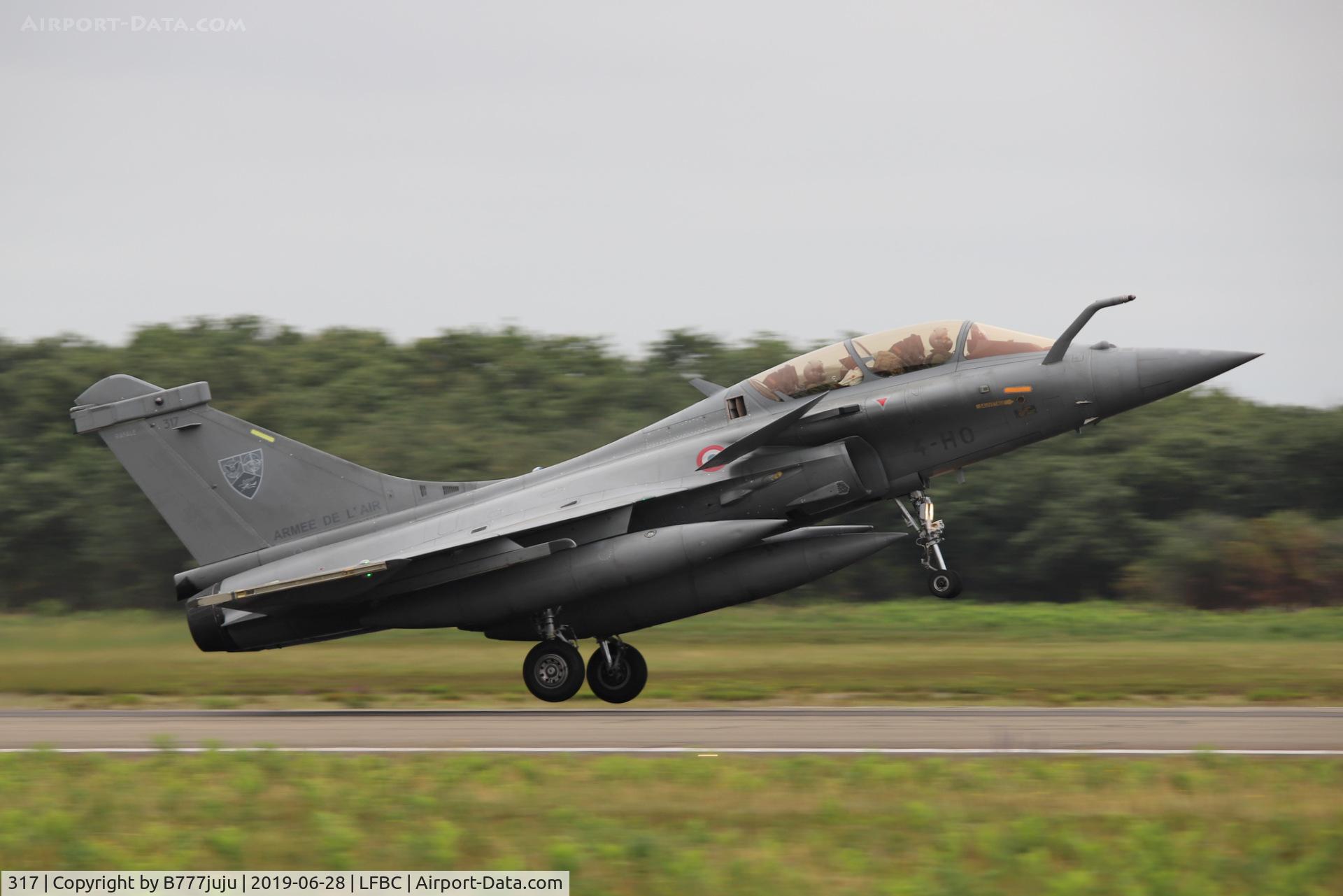 317, Dassault Rafale B C/N 317, at Cazaux Airshow
