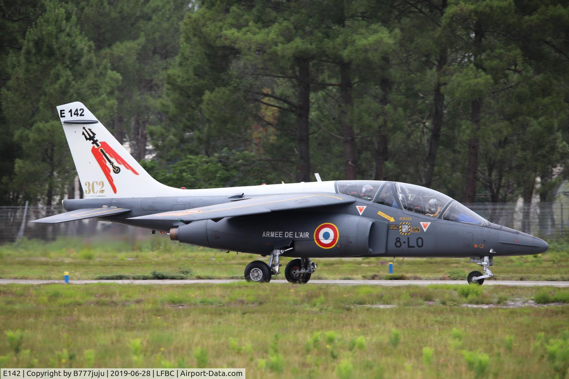 E142, Dassault-Dornier Alpha Jet E C/N E142, at Cazaux Airshow